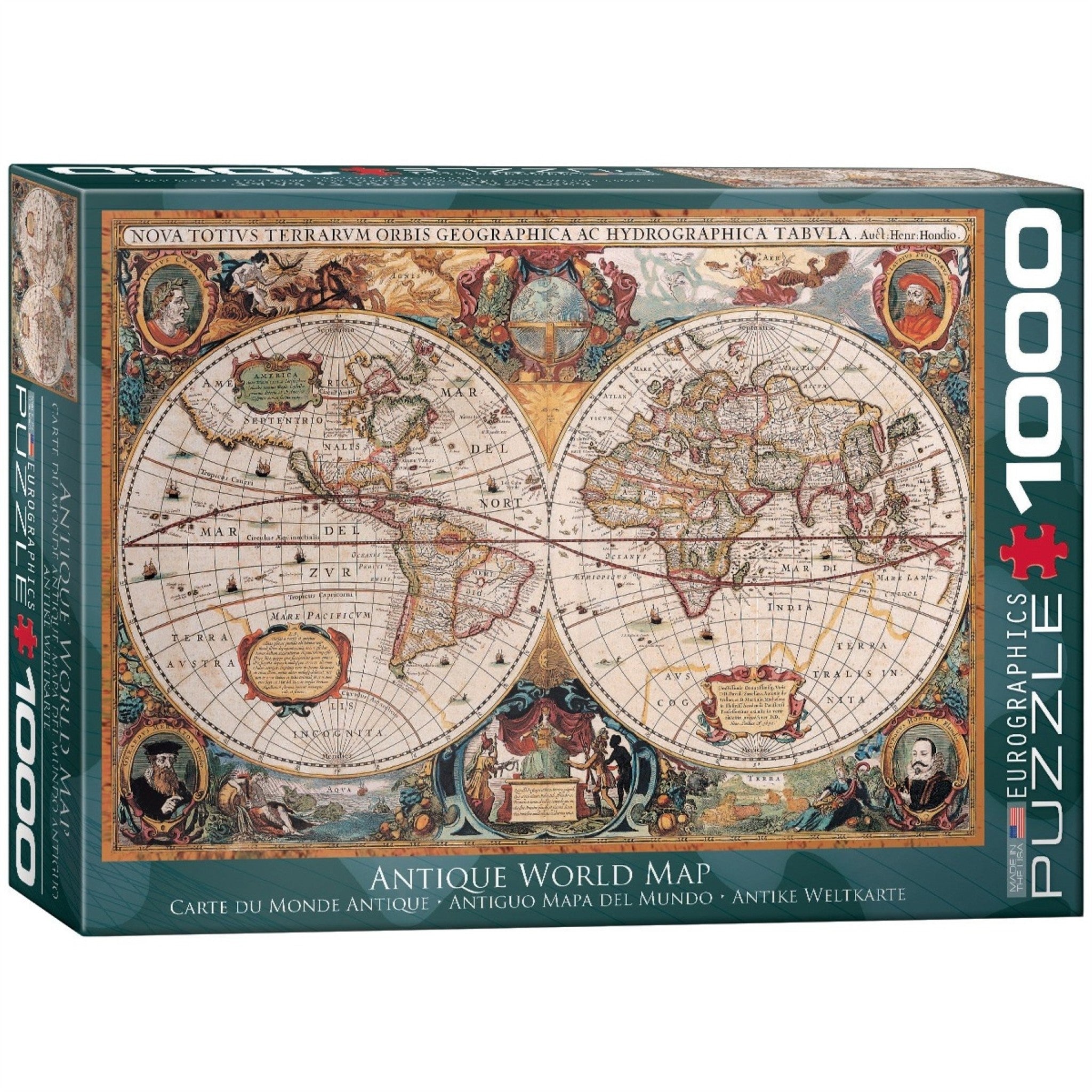 Antique World Maps 1000 Piece Puzzle