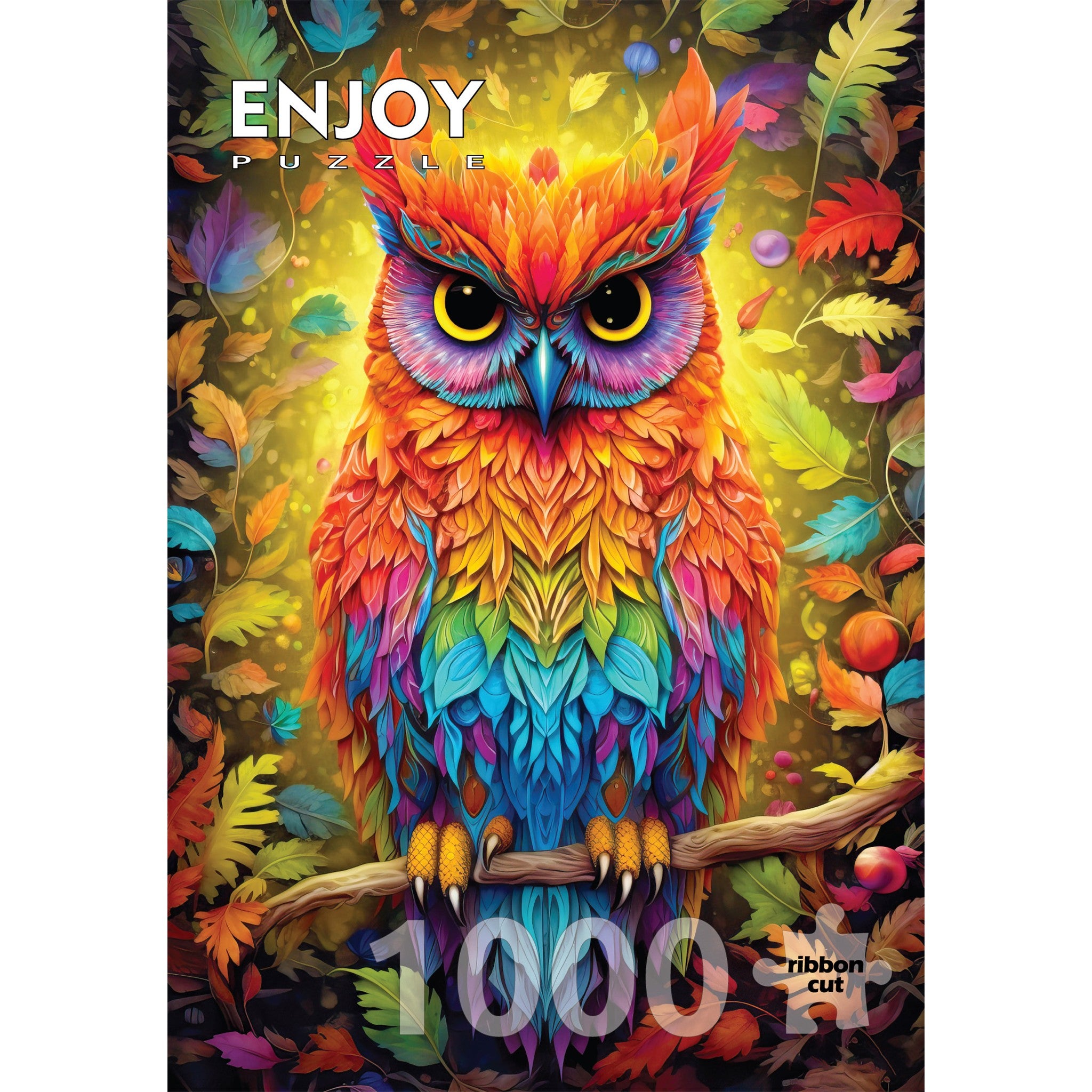 Autumnal Owl 1000 Piece Puzzle - Online Only