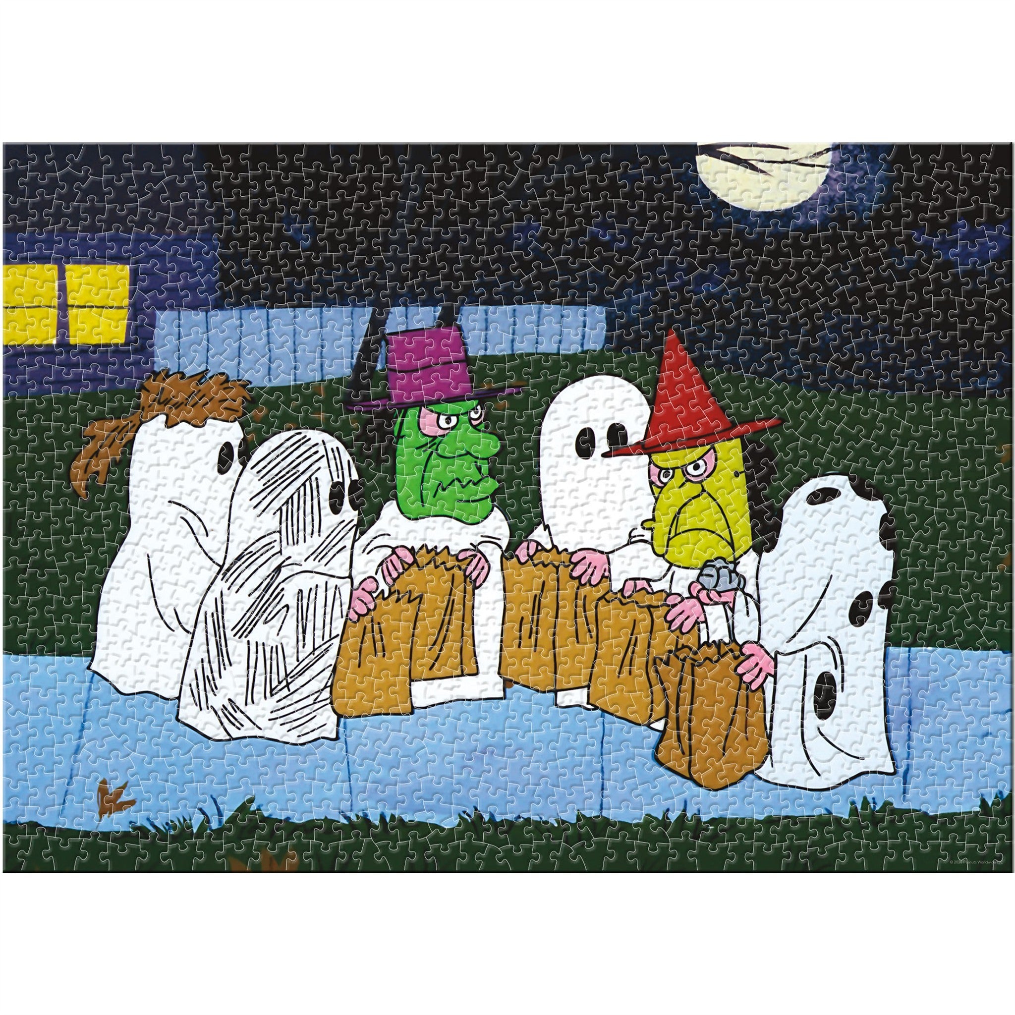 Peanuts Charlie Brown Great Pumpkin Trick or Treat 1000 Piece Puzzle