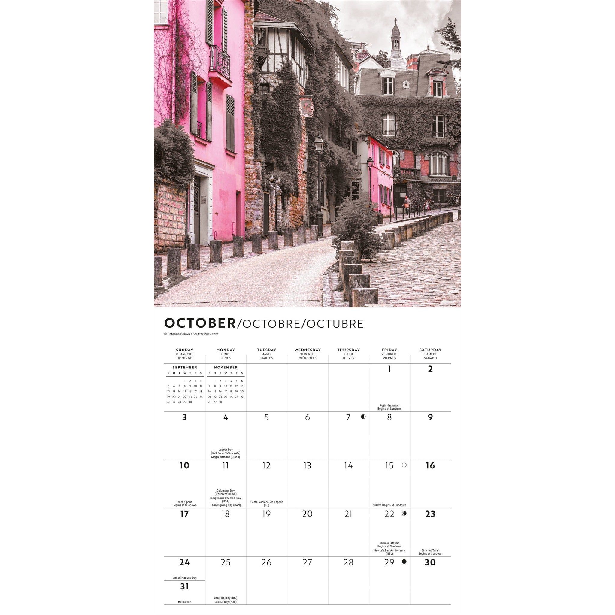 Paris Lux 2027 Mini Calendar