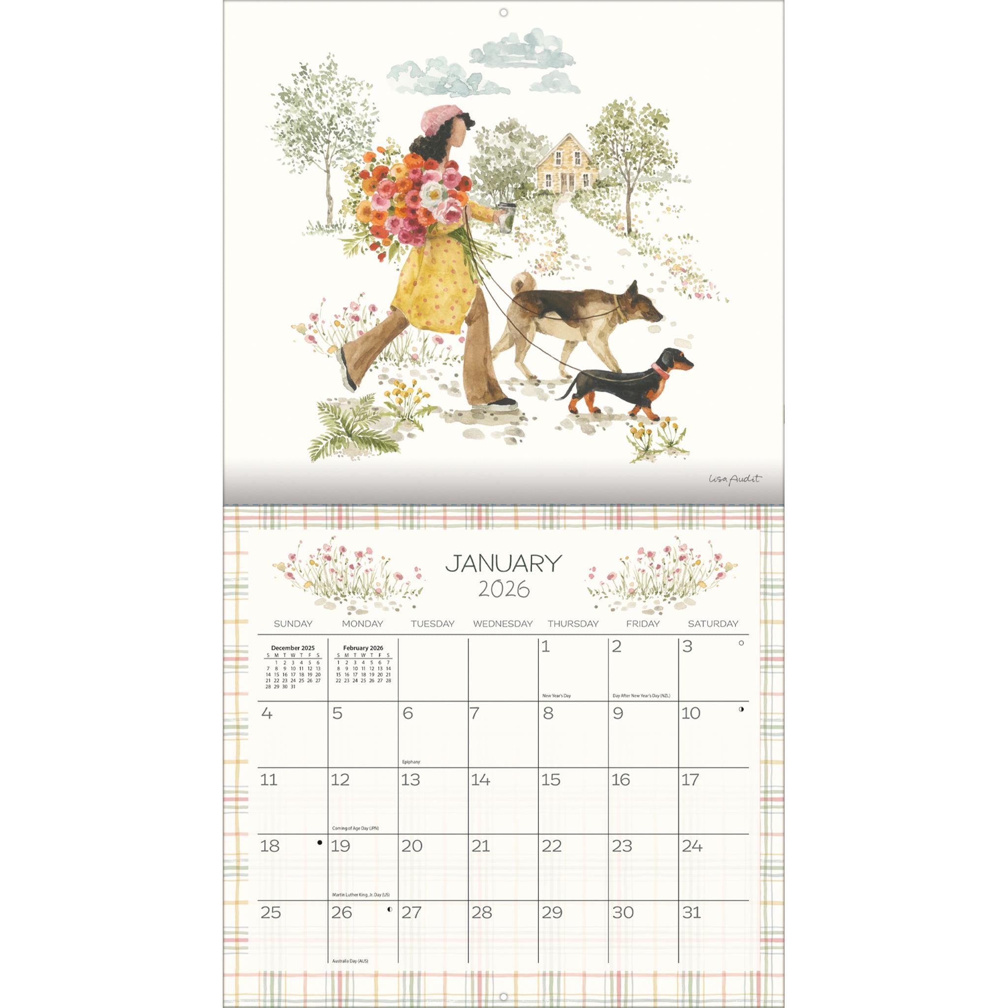 Blissful Moments 2026 Special Edition Wall Calendar with Print