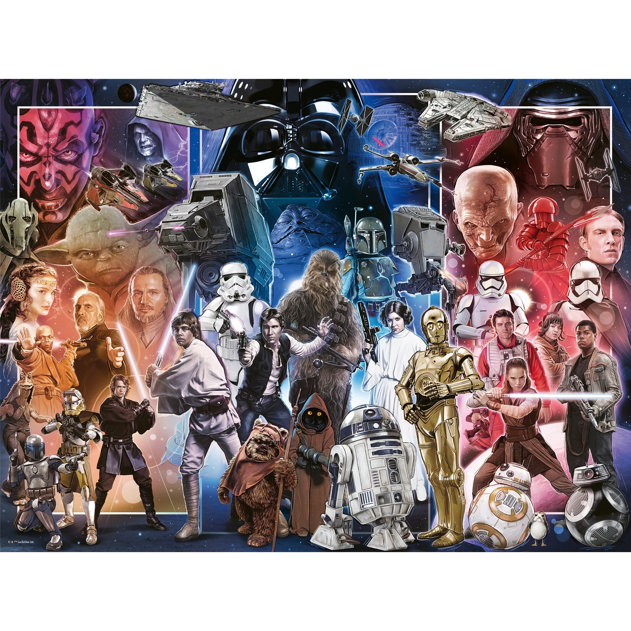 Star Wars Whole Universe 1500 Piece Puzzle