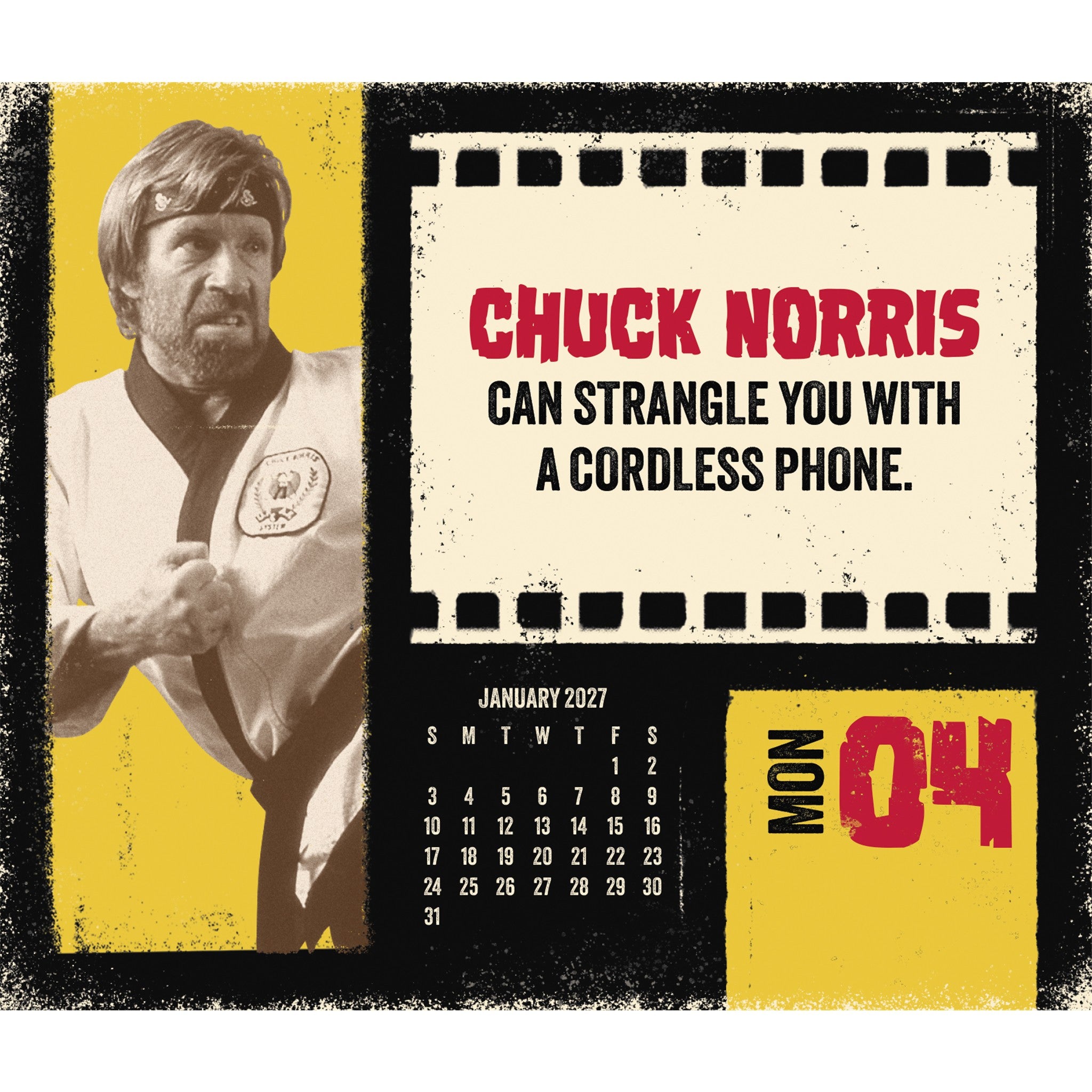 Chuck Norris 2027 Box Calendar