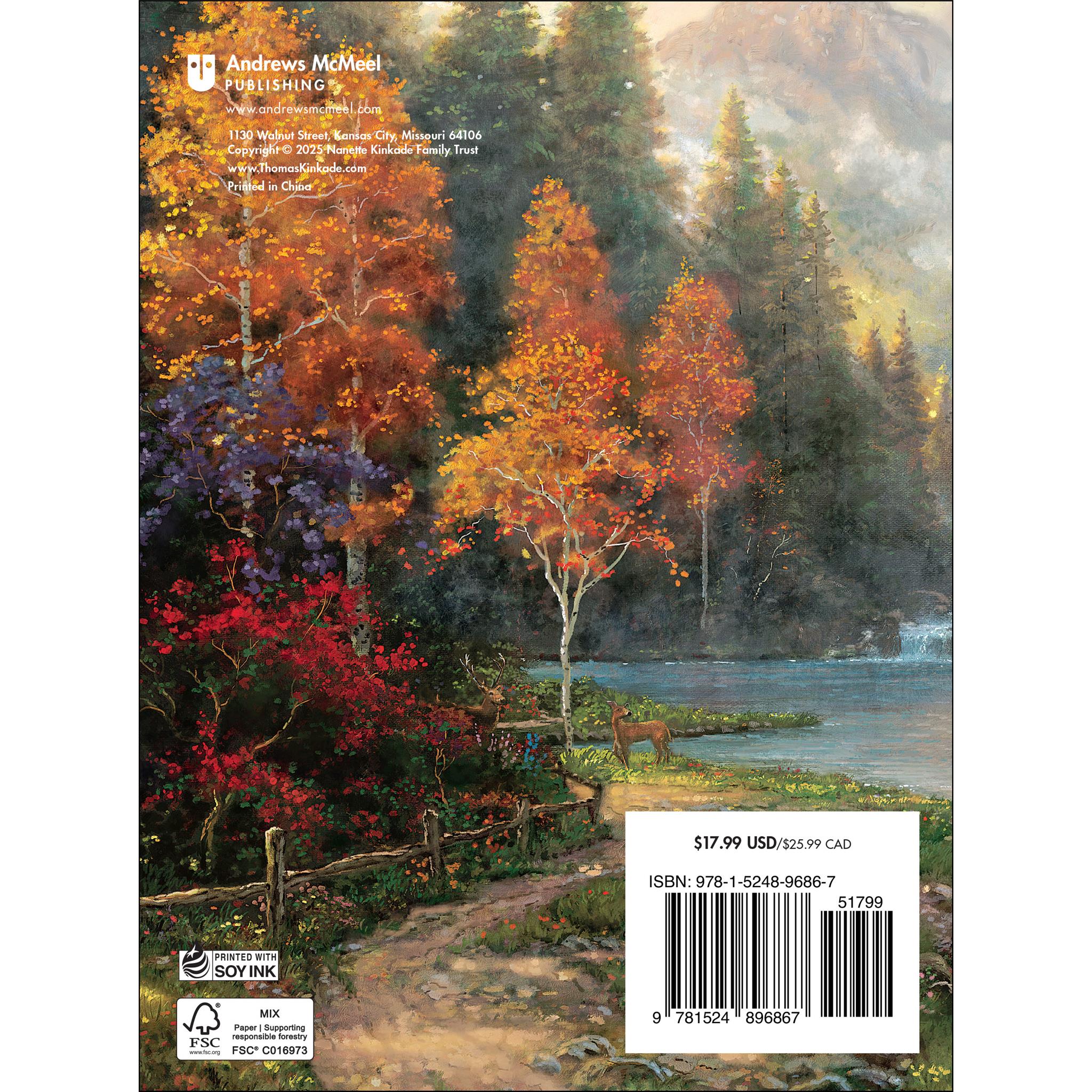 Thomas Kinkade Studios With Scripture 2026 Engagement Calendar