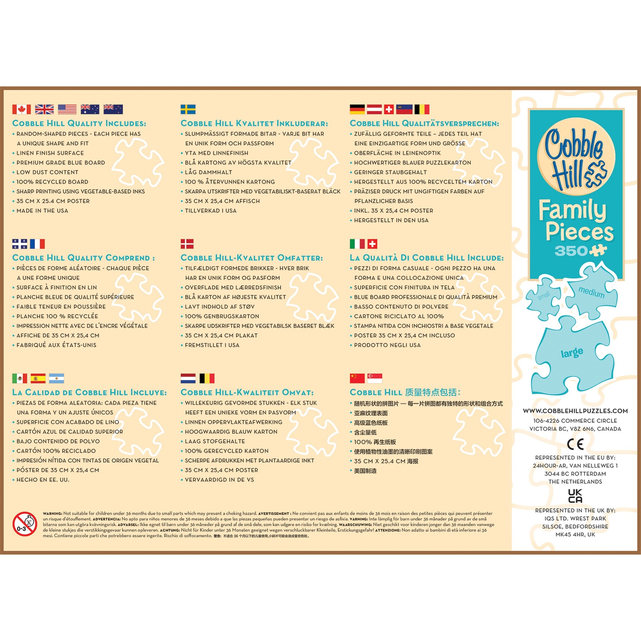 Happy Easter 350 Piece Puzzle - Online Only