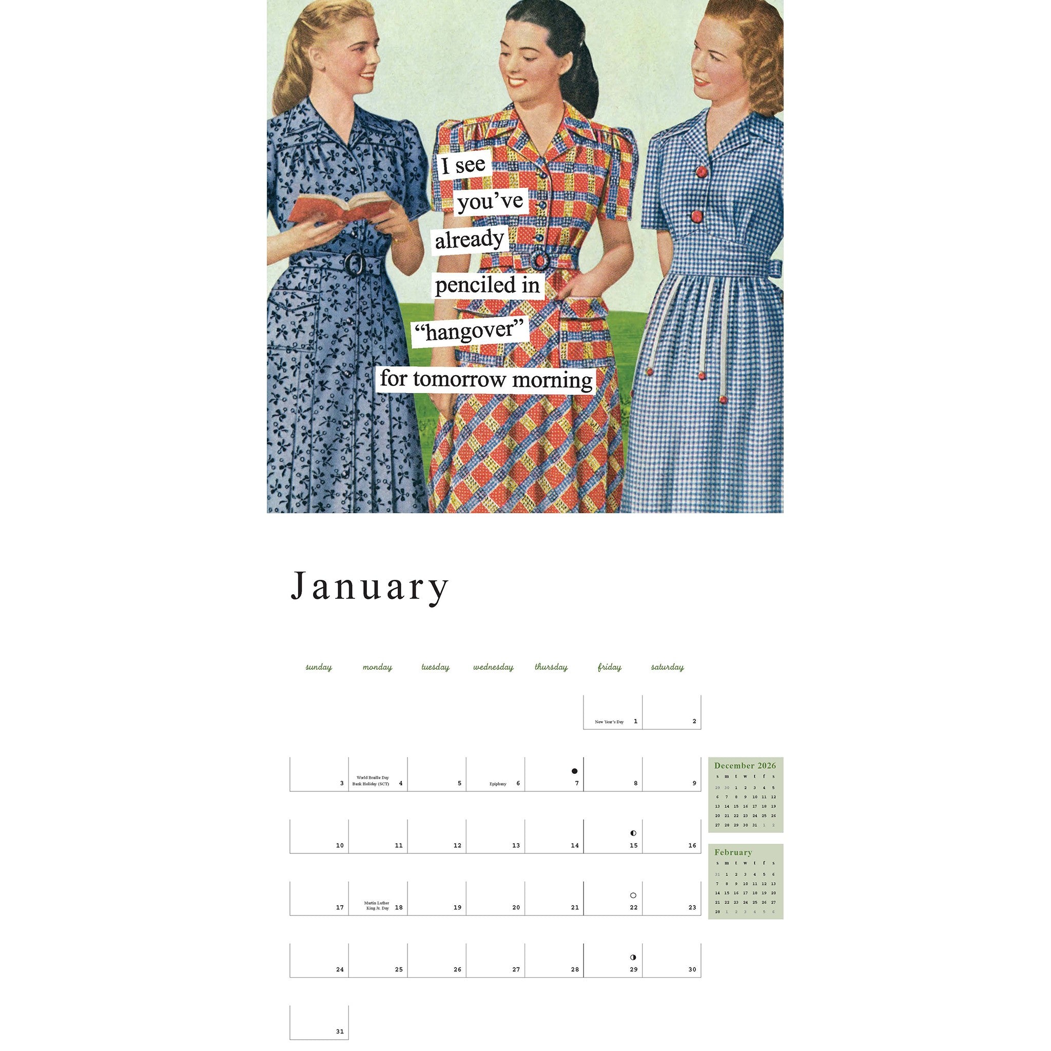 Anne Taintor 2027 Wall Calendar
