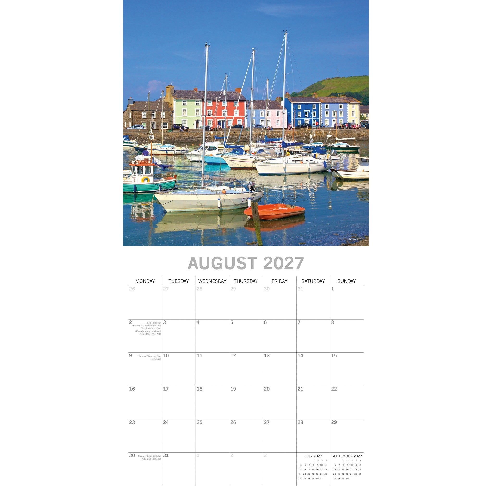 Beautiful Wales 2027 Wall Calendar