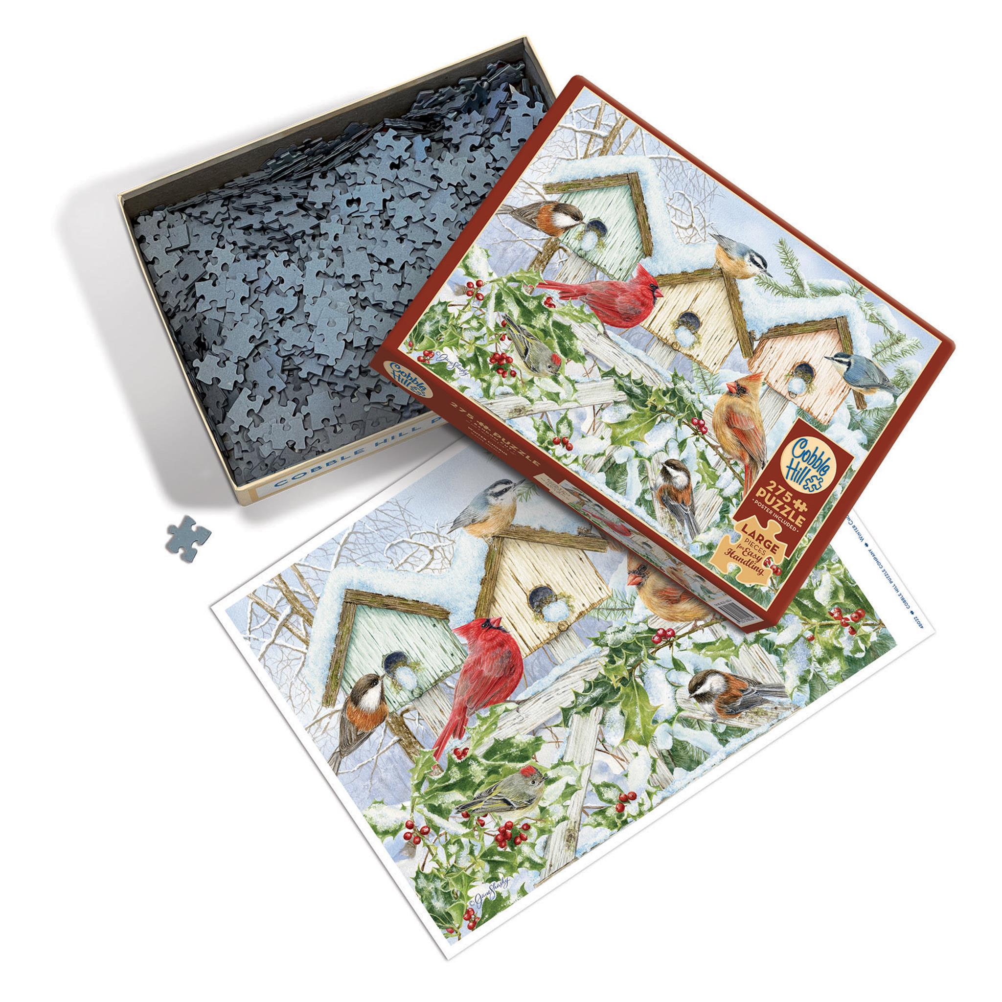 5669)デリア・レイス　版画「Winter Vacation」22/30 Winter Chorus 275 Piece Puzzle Cobble Hill