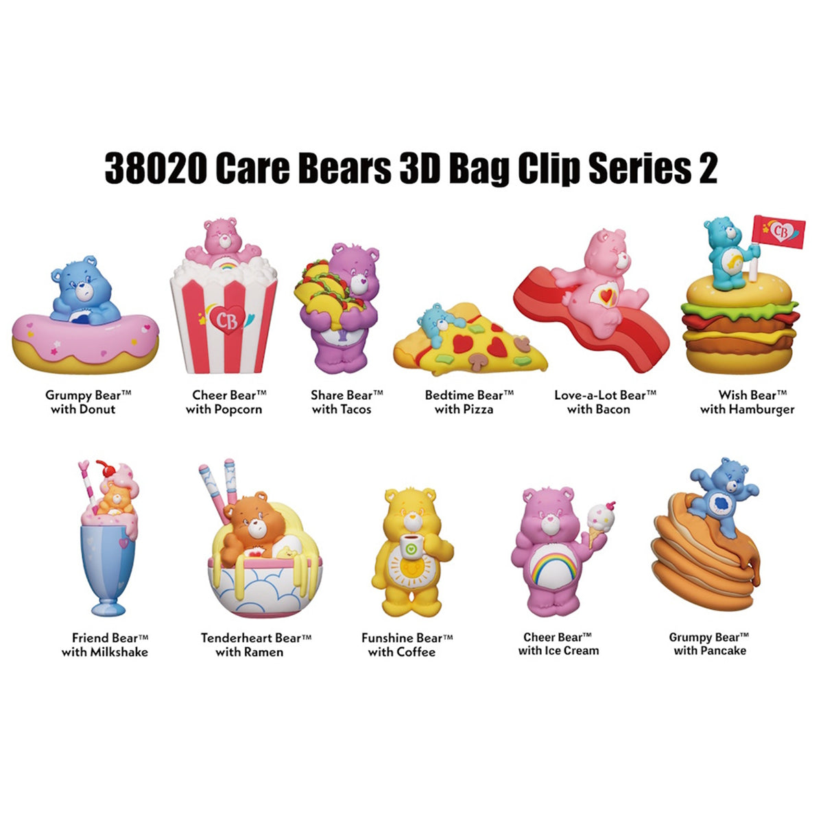 Care Bears Blind‑Pack Bag Clips