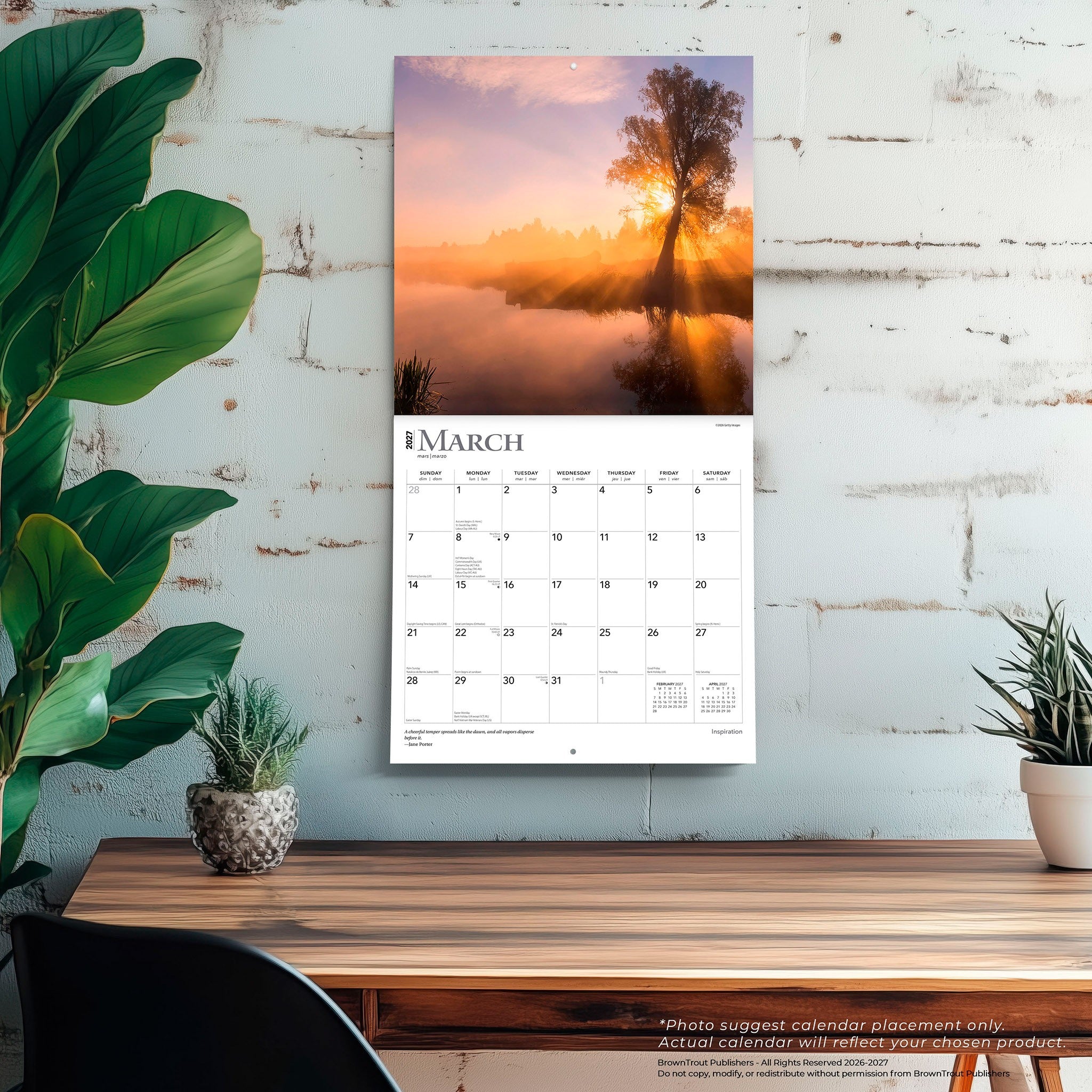 Inspiration 2027 Wall Calendar