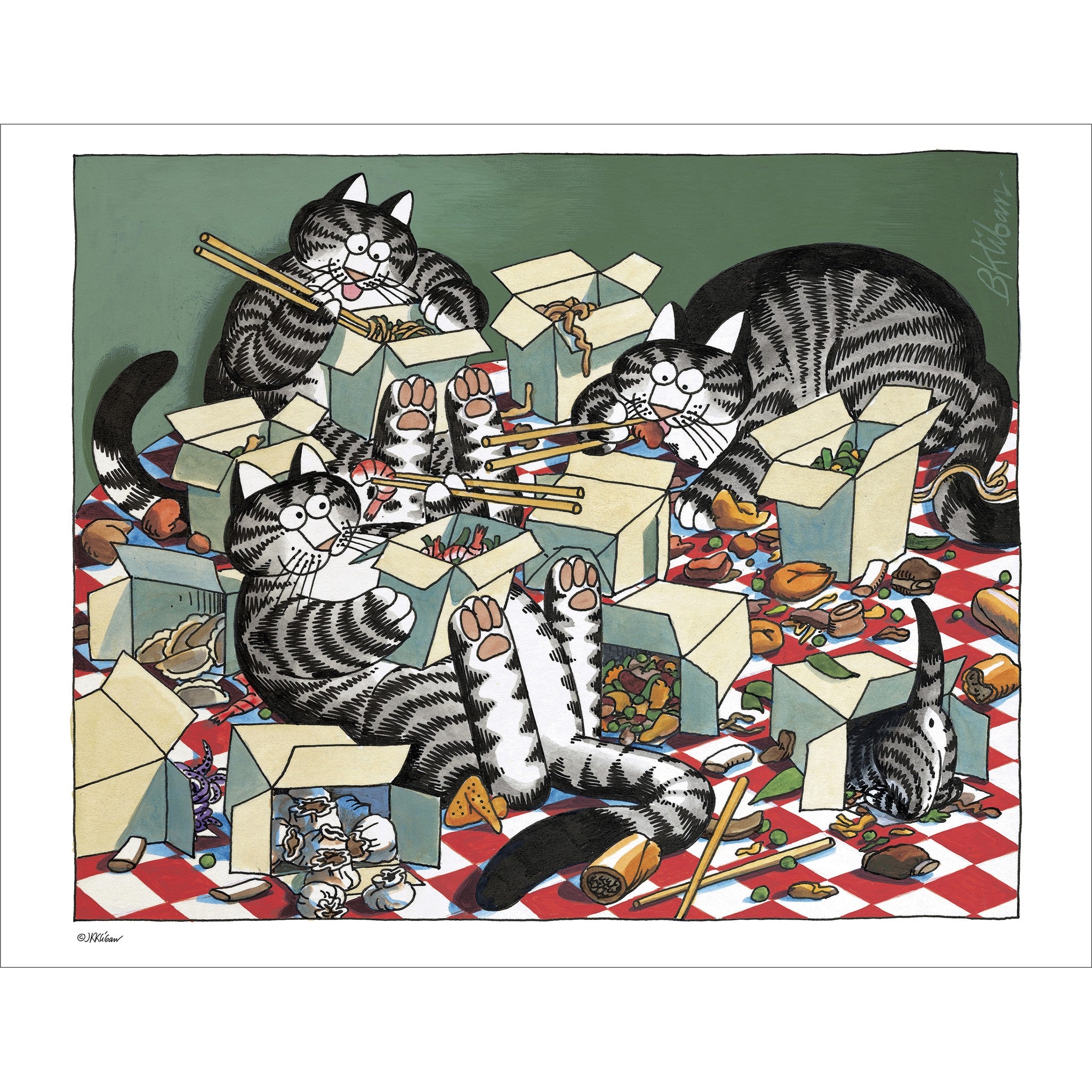 B Kliban Cat Special Edition with Print 2027 Wall Calendar