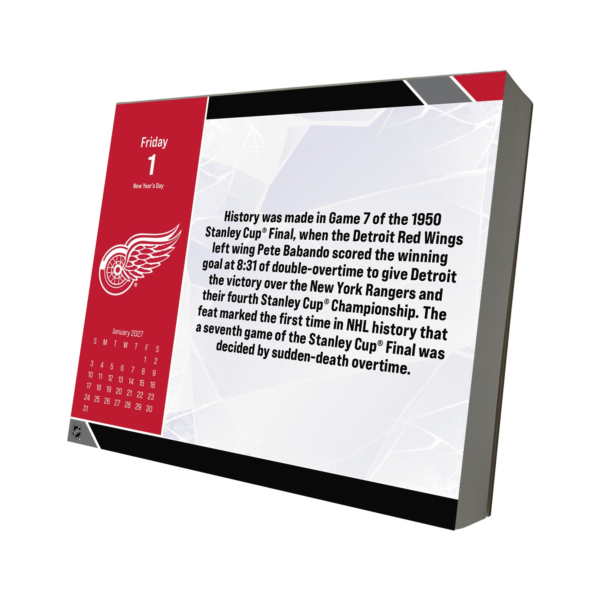 NHL 2027 Box Calendar