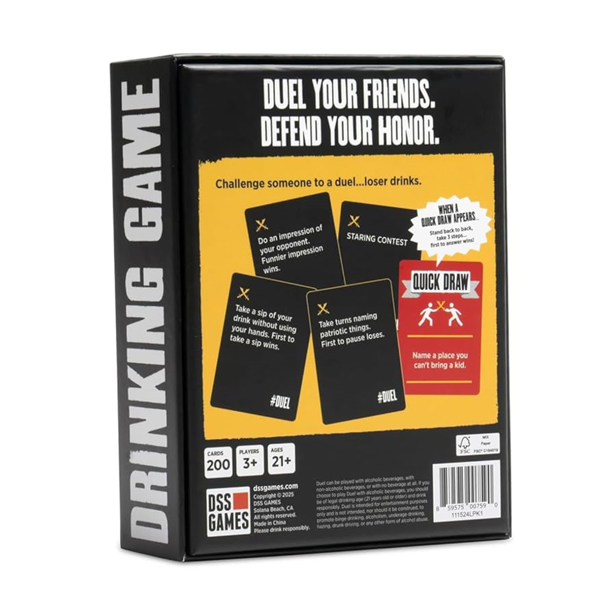 Duel: A Drinking Game