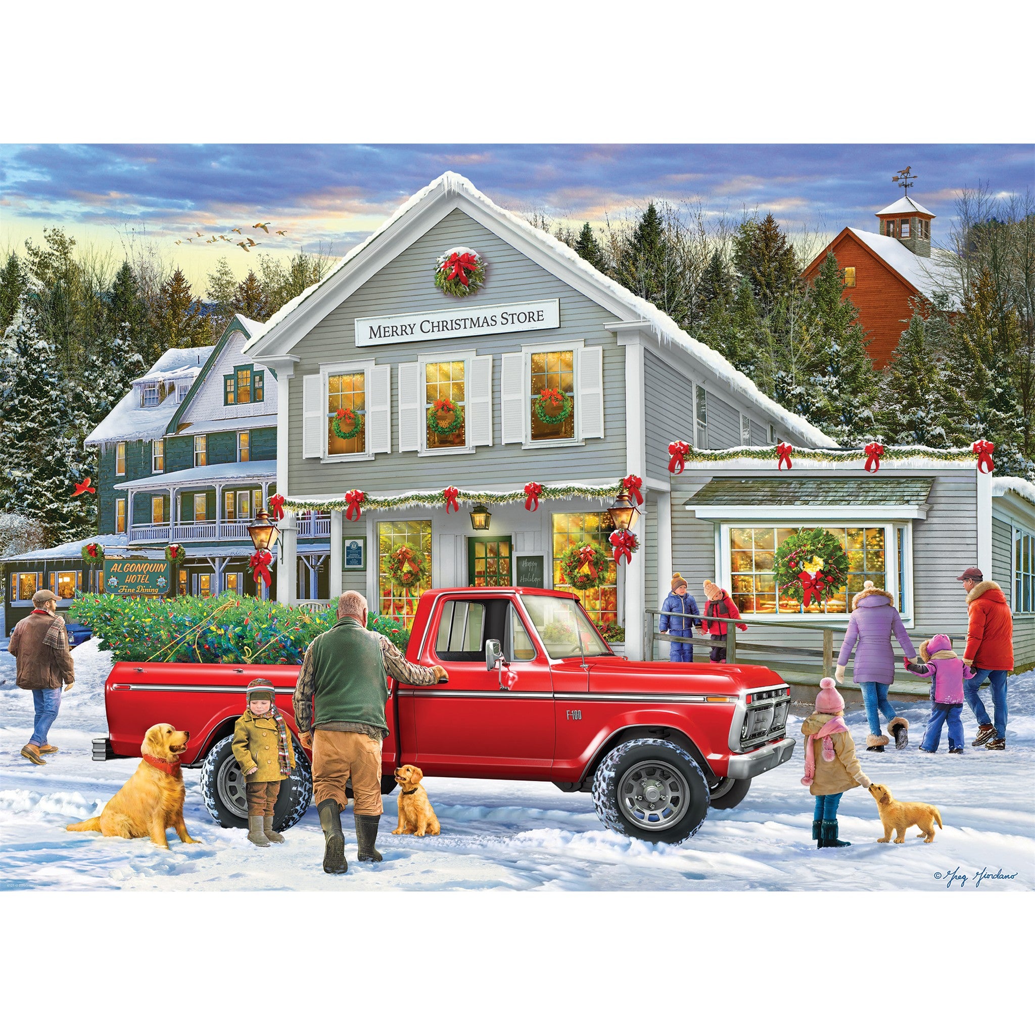 Merry Christmas Store Exclusive 1000 Piece Puzzle