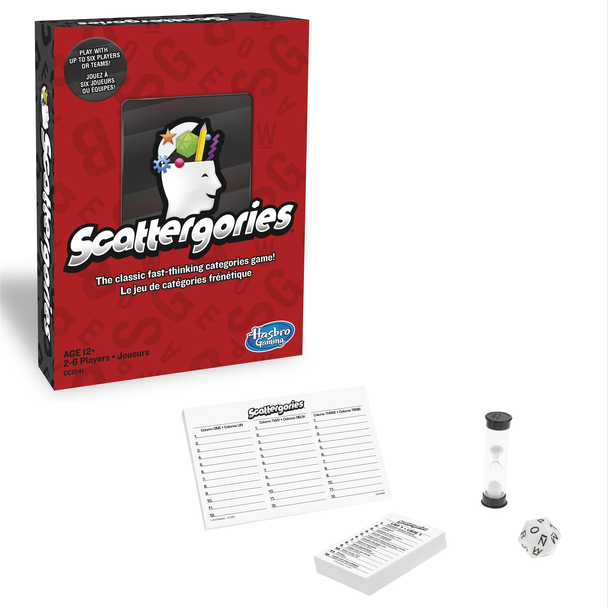 Scattergories Game - Calendar Club Canada