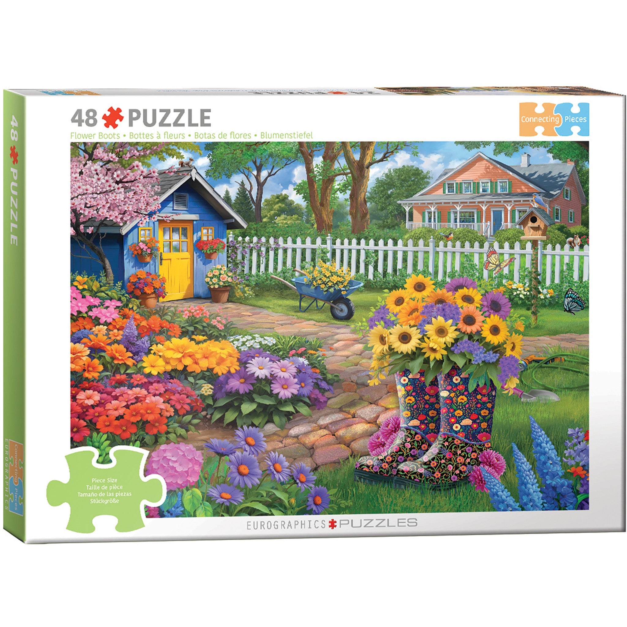 Flower Boots 48 Piece Puzzle