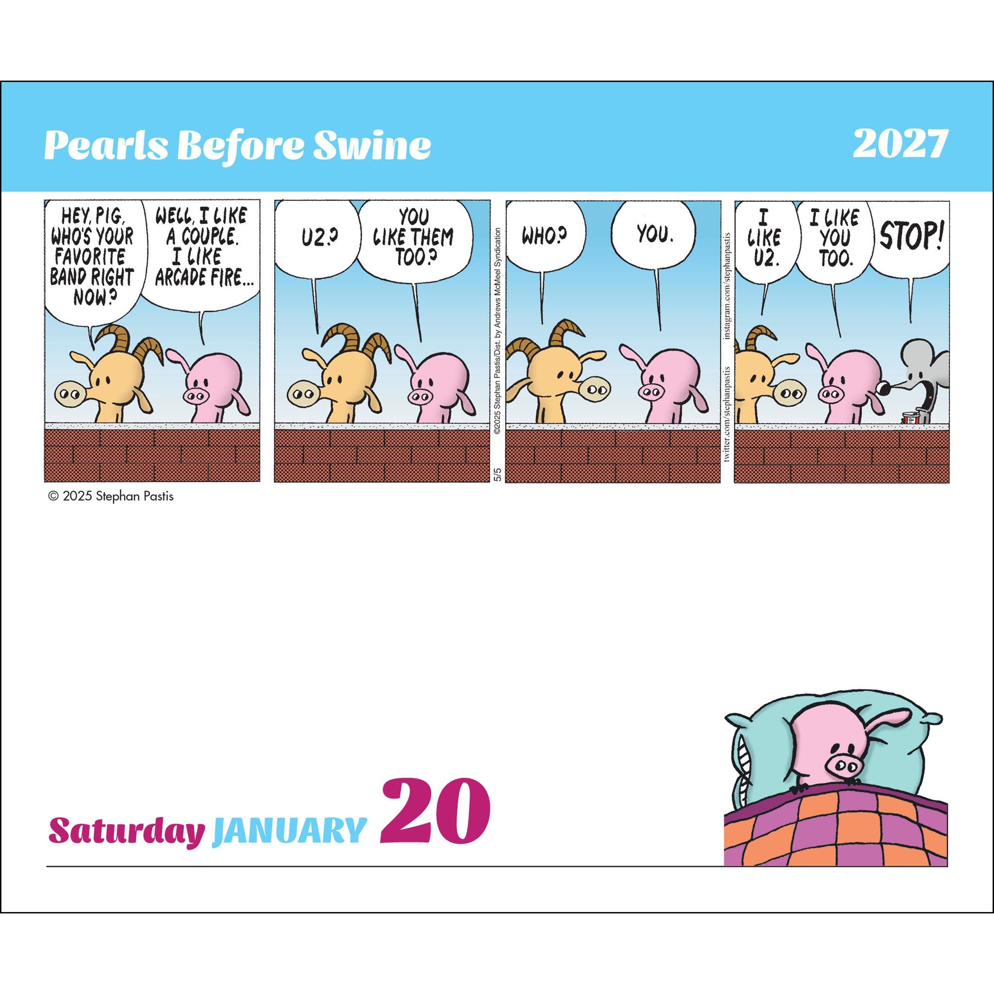 Pearls Before Swine 2027 Box Calendar