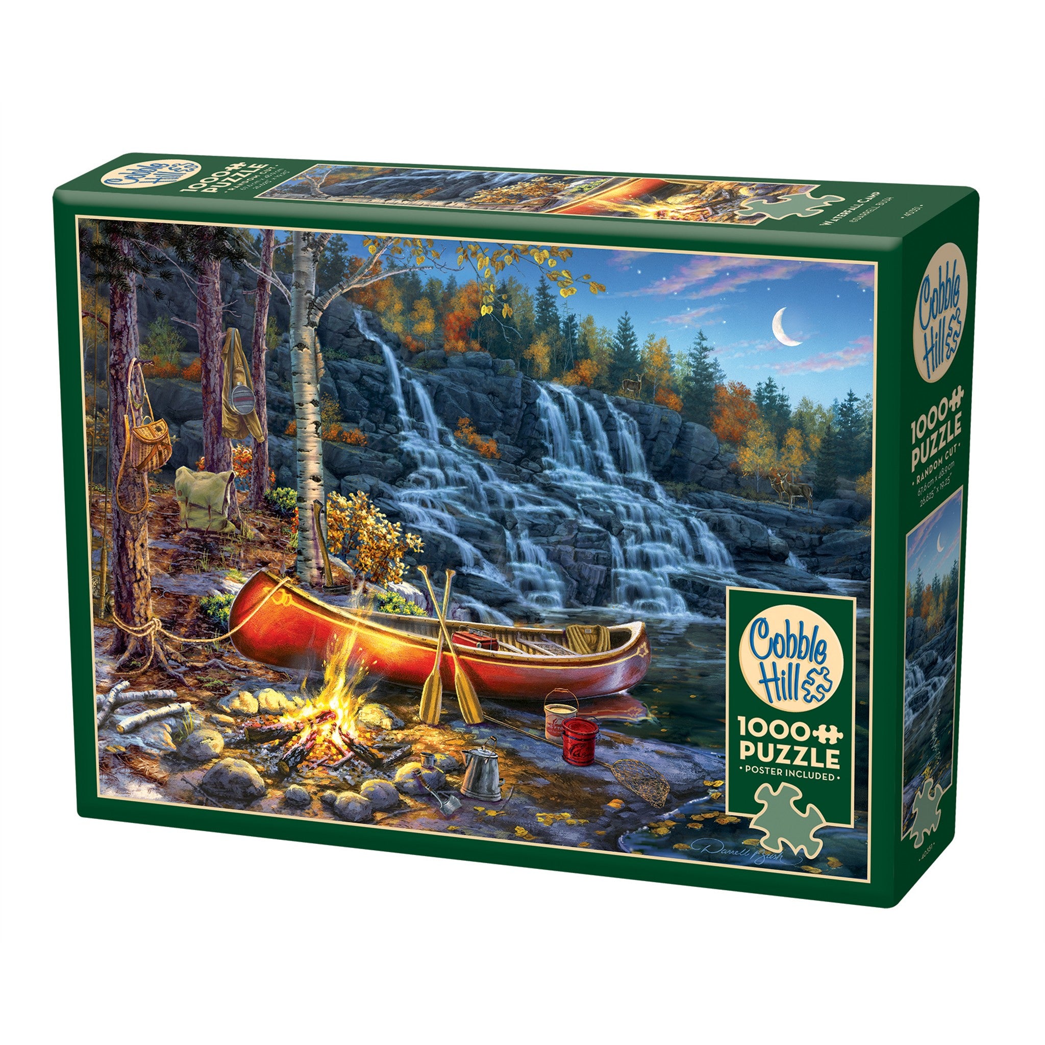 Waterfall Camp 1000 Piece Puzzle