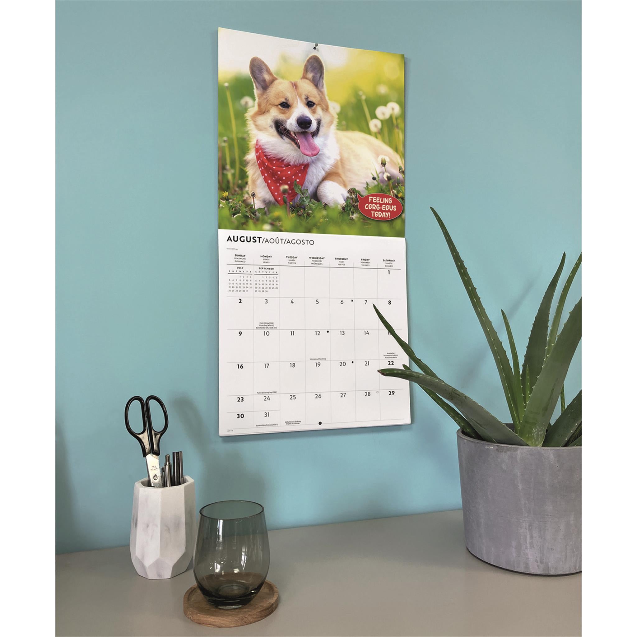 Corgi Capers 2026 Wall Calendar