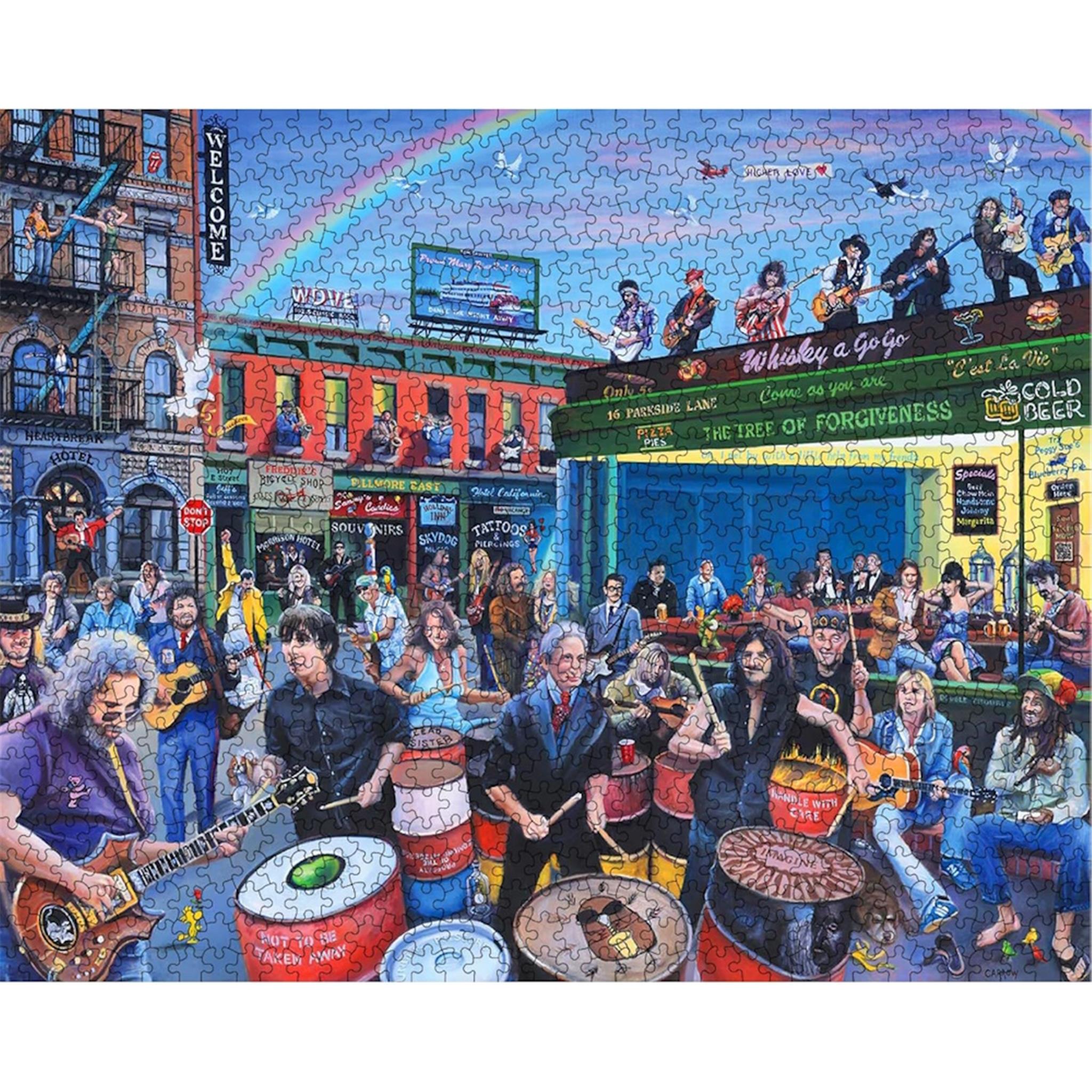 Rock & Roll Heaven 1000 Piece Puzzle