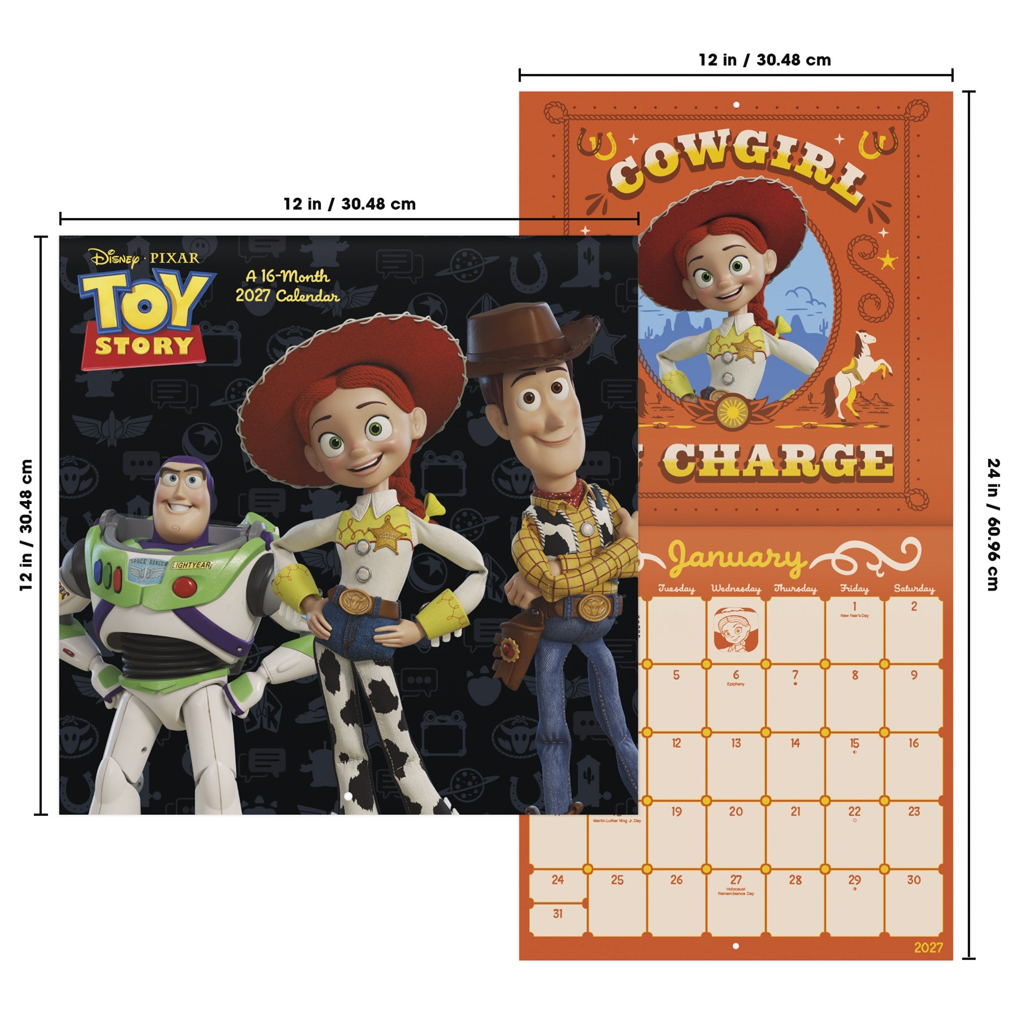 Toy Story 5 2027 Wall Calendar