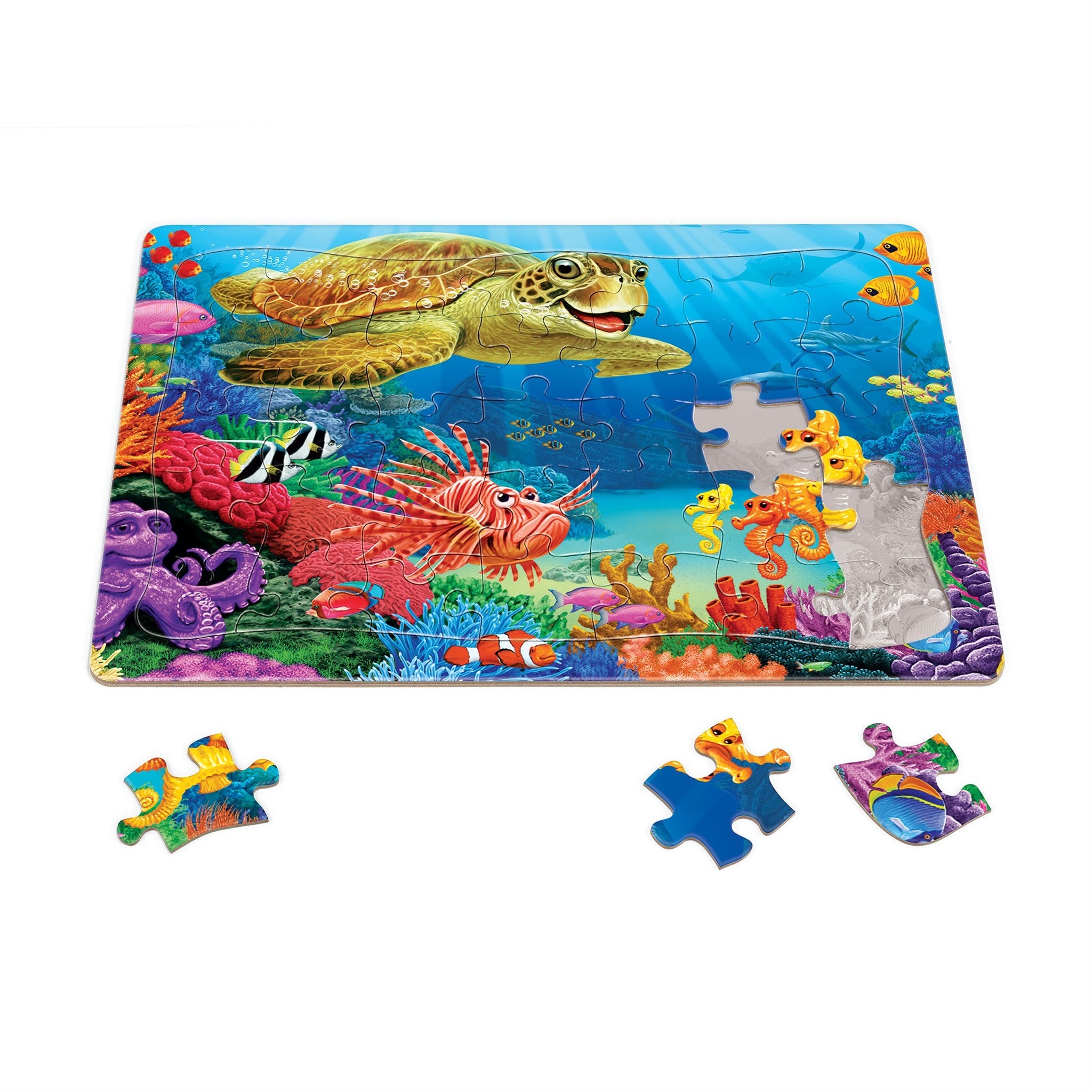 Undersea Turtle 35 Piece Tray Puzzle