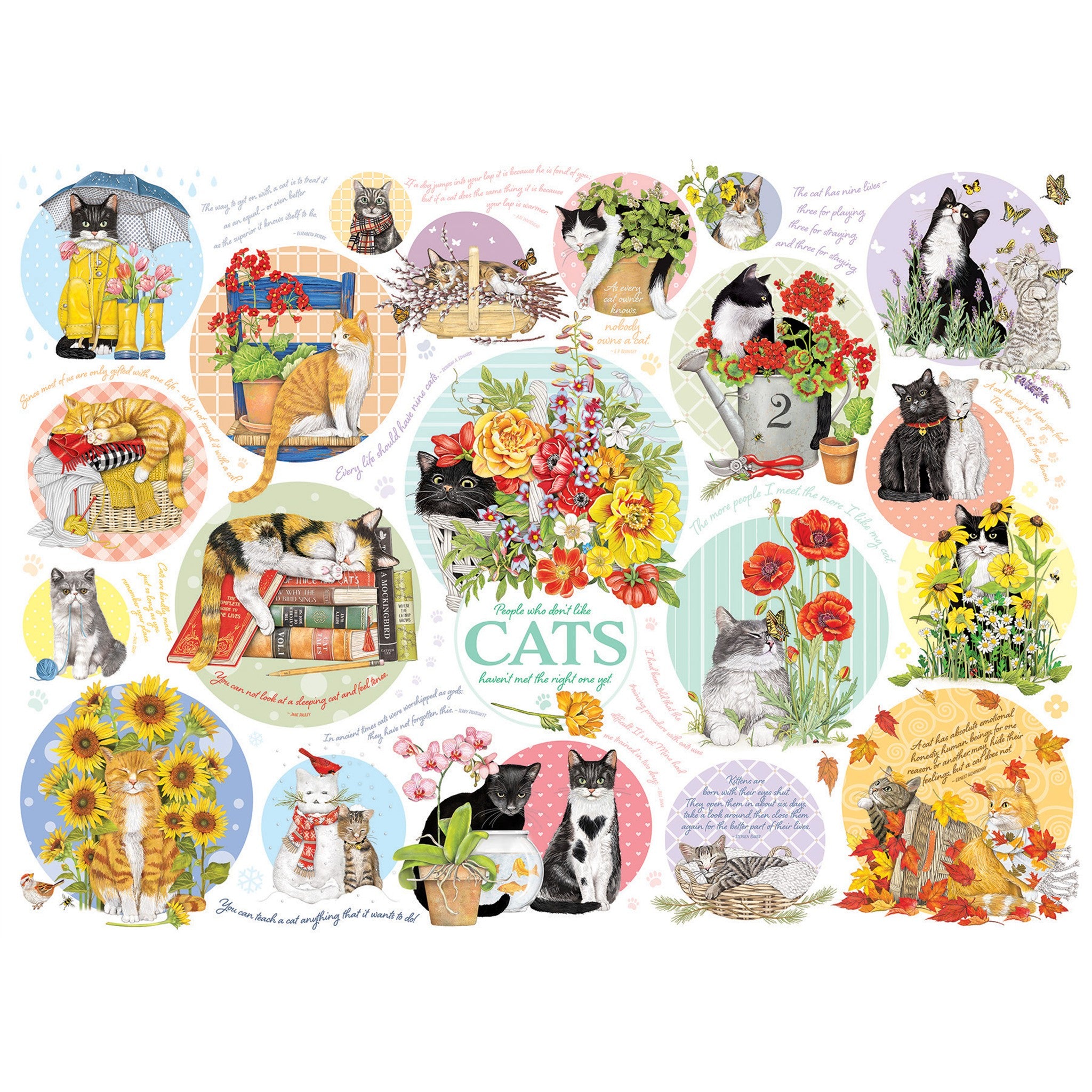 Cat Thoughts 1000 Piece Puzzle