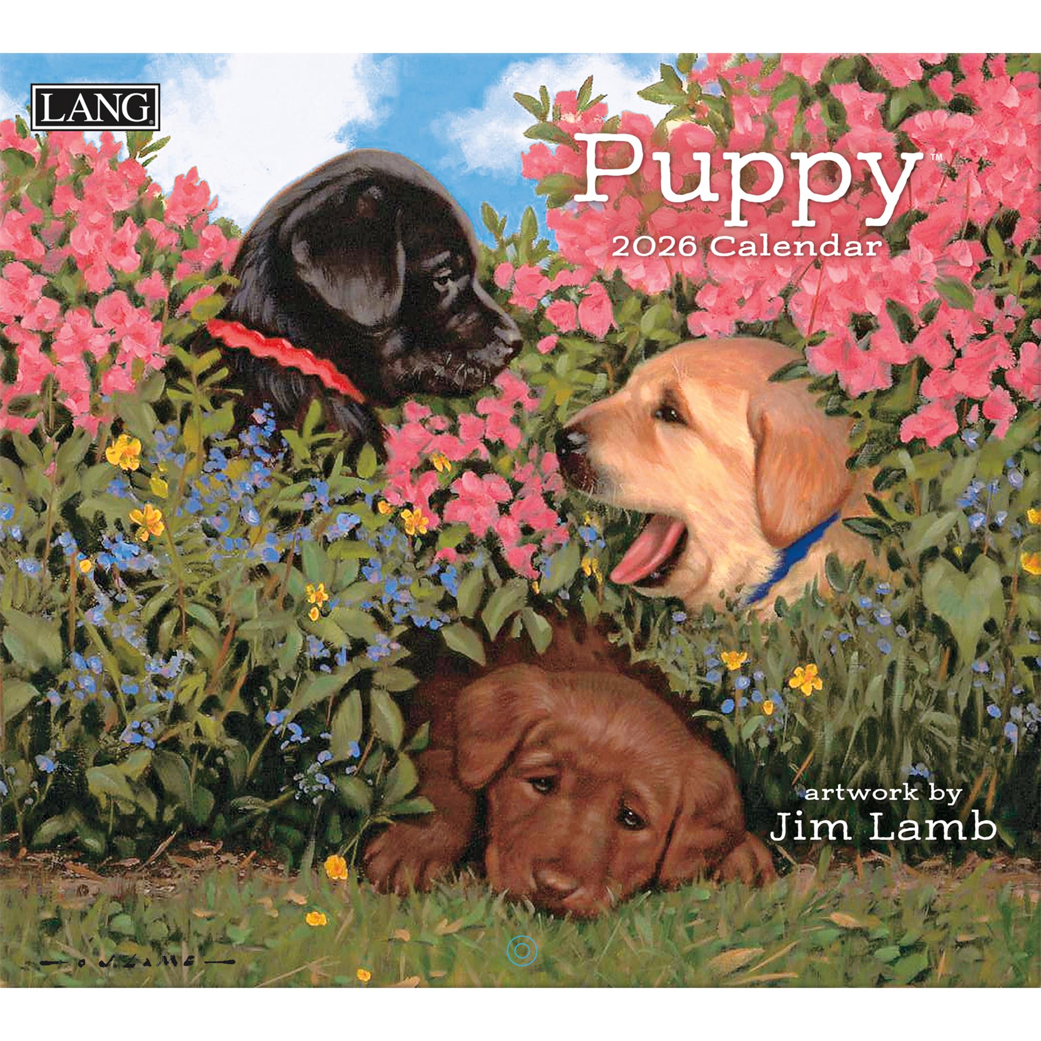 Puppy 2026 Wall Calendar - Online Only