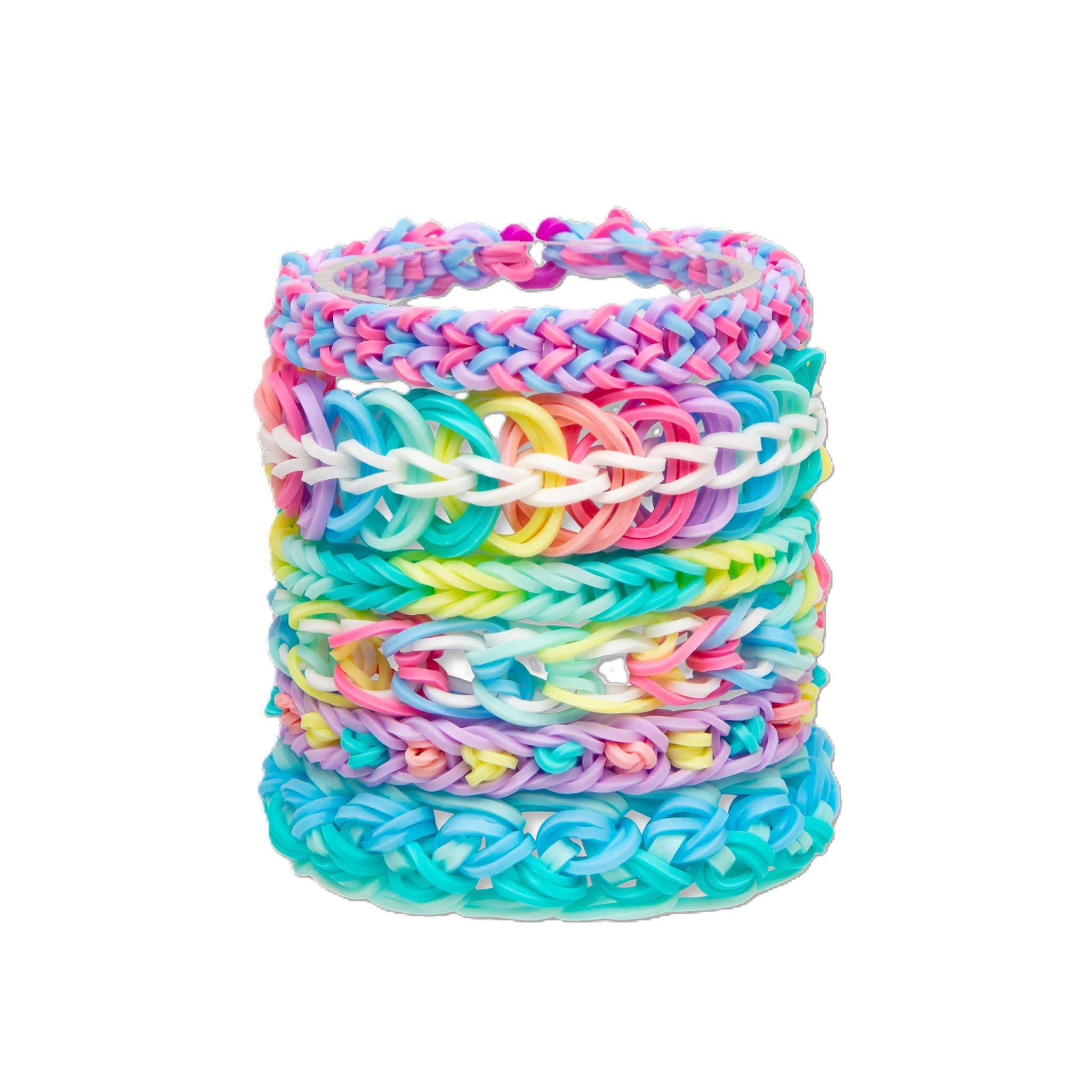 Pastel Rainbow Loom Treasure Box