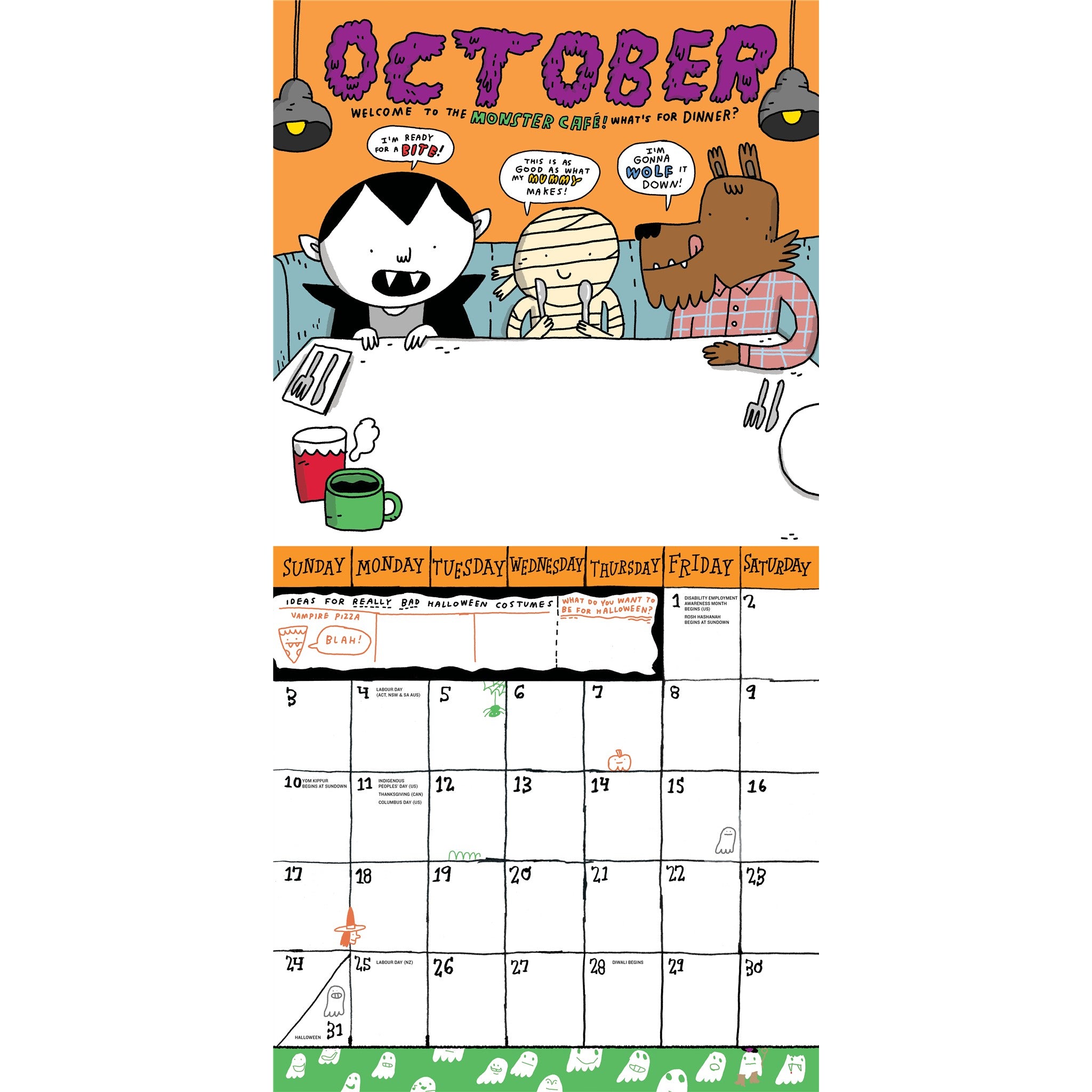 Kids Awesome Activity 2027 Wall Calendar