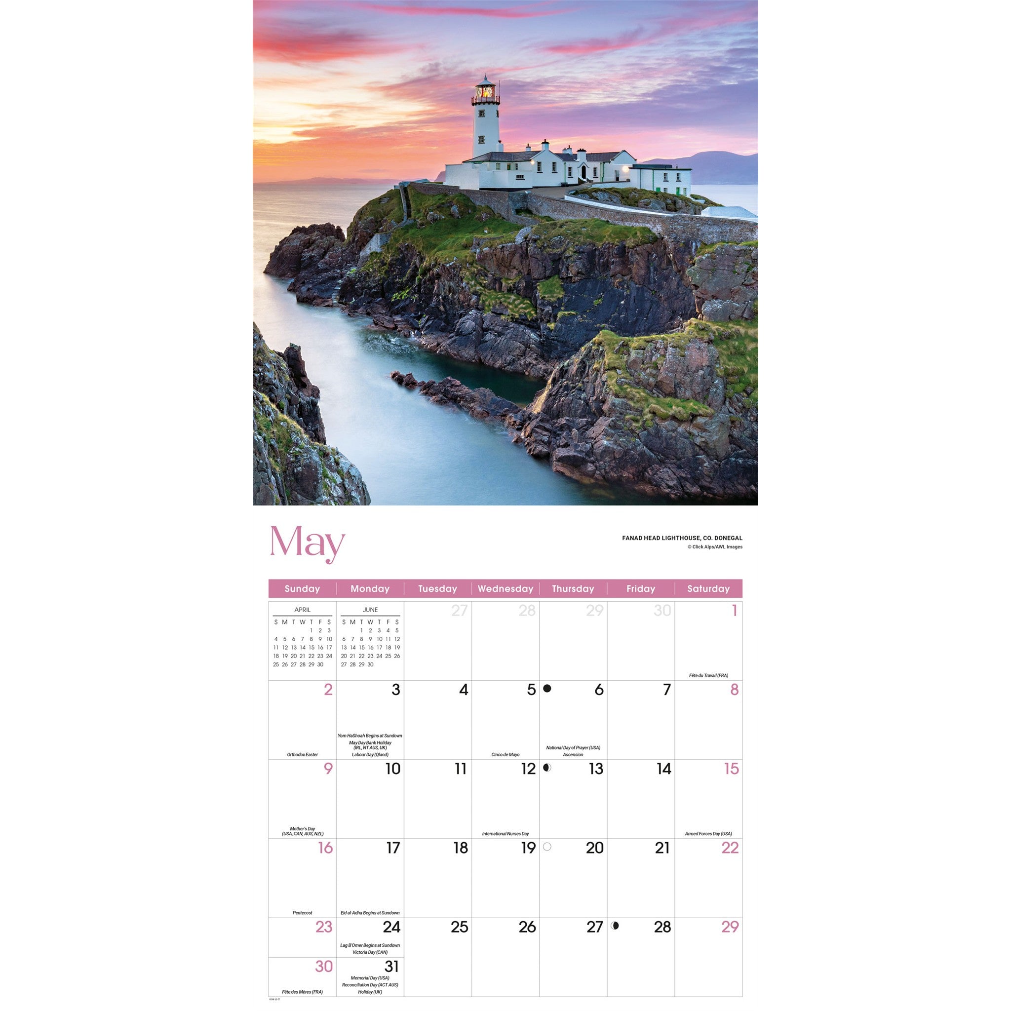 Ireland 2027 Wall Calendar