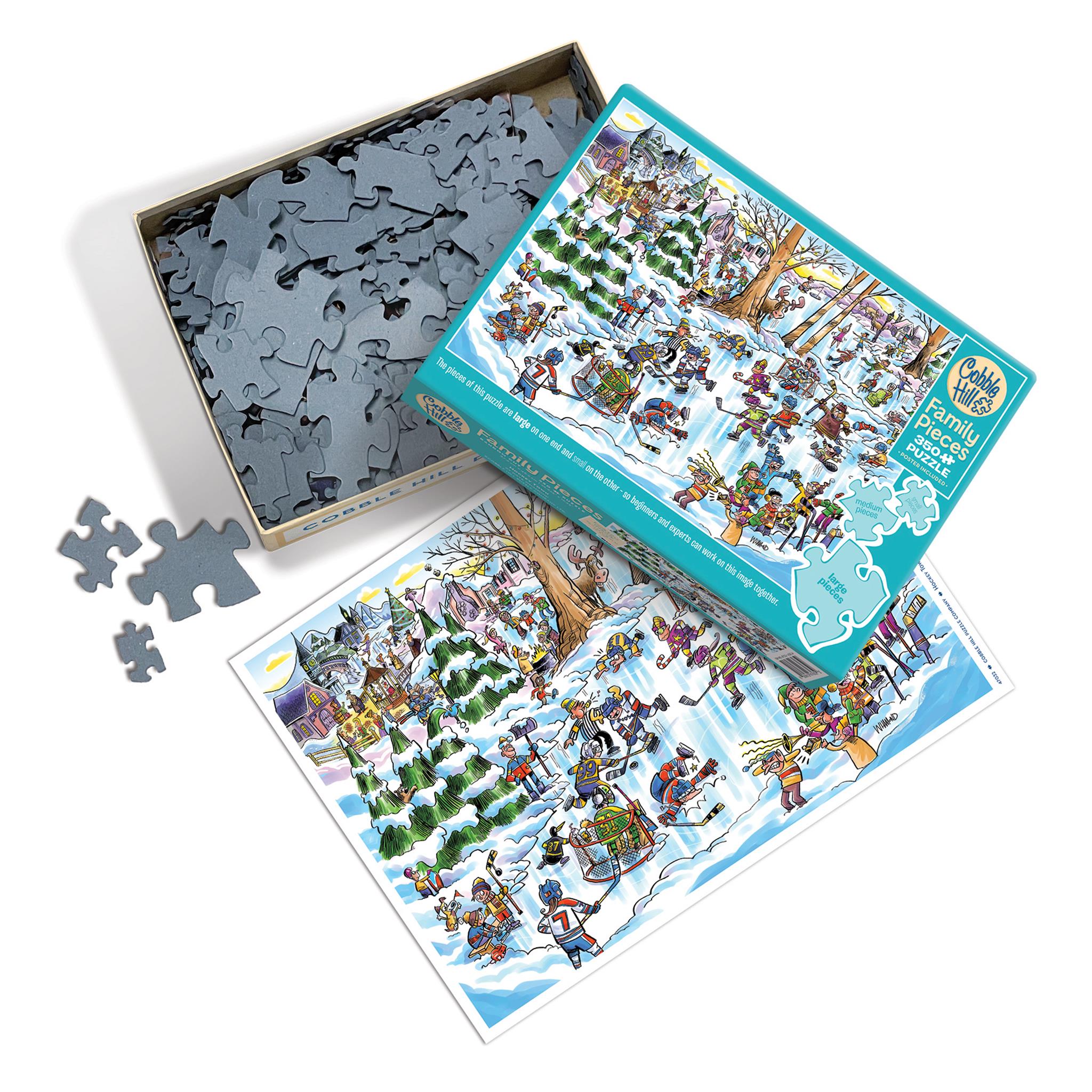 Hockey Town 350 Piece Puzzle Cobble Hill