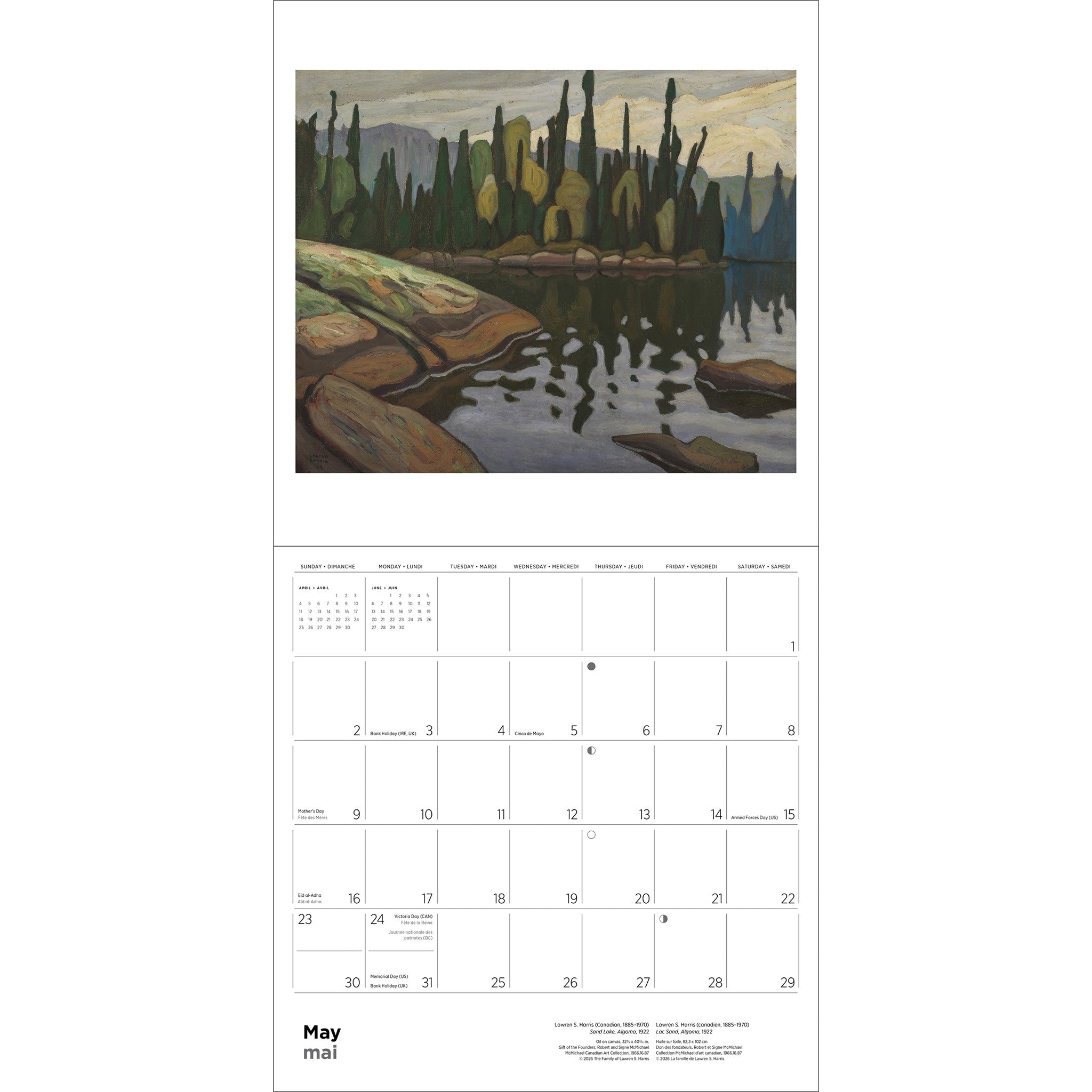 The Group Of Seven Special Edition with Print 2027 Wall Calendar