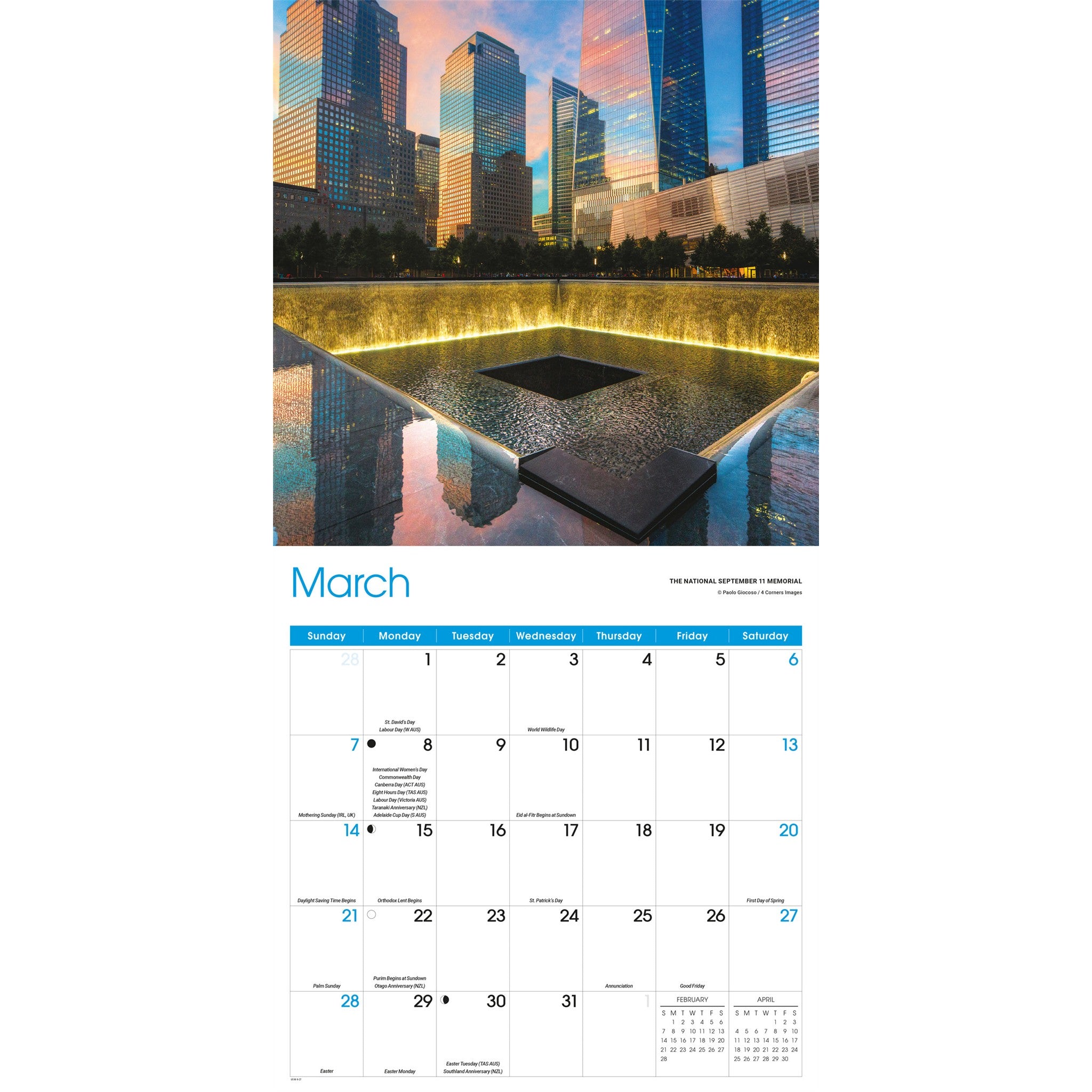 New York 2027 Wall Calendar