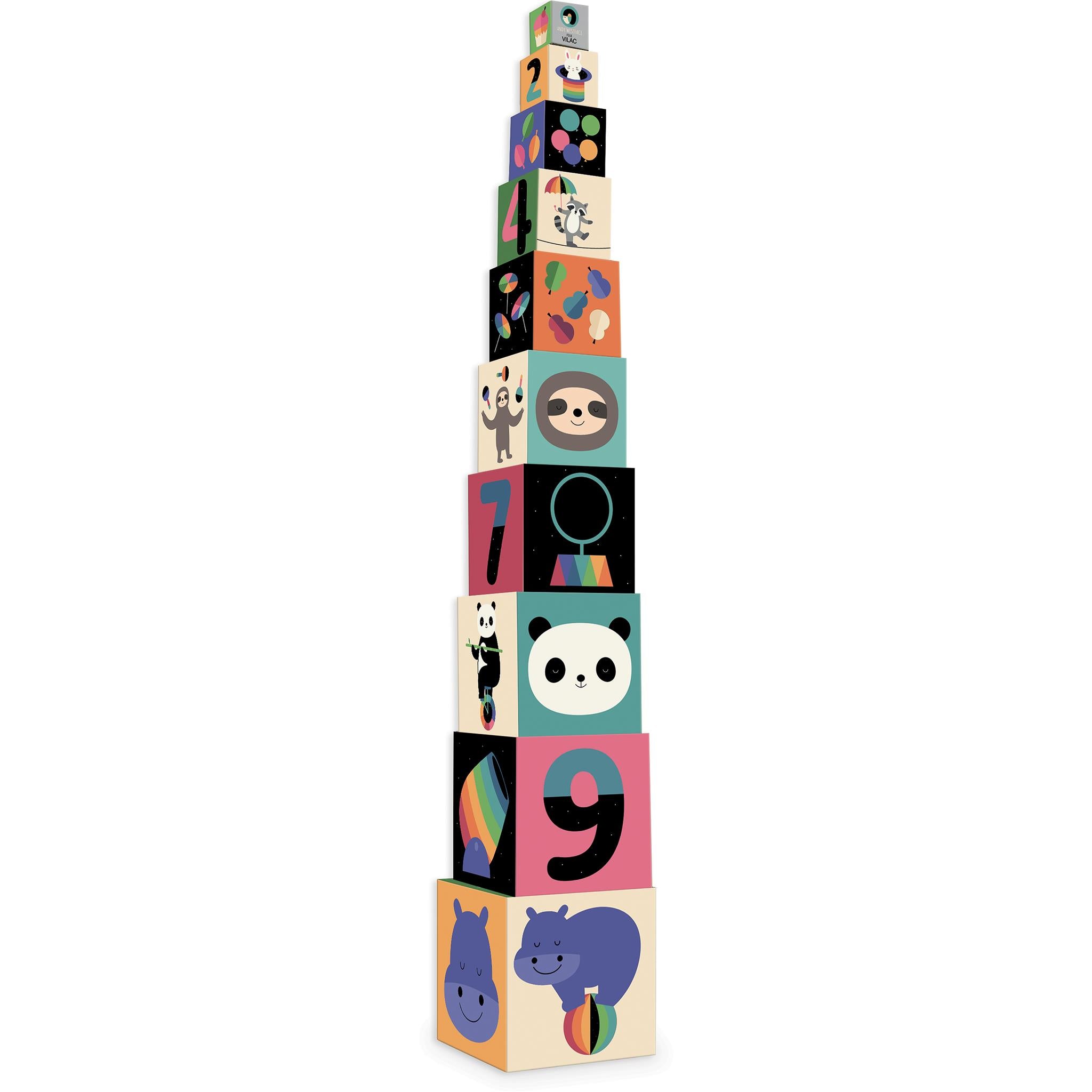 Rainbow Nesting and Stacking Cubes - FINAL SALE