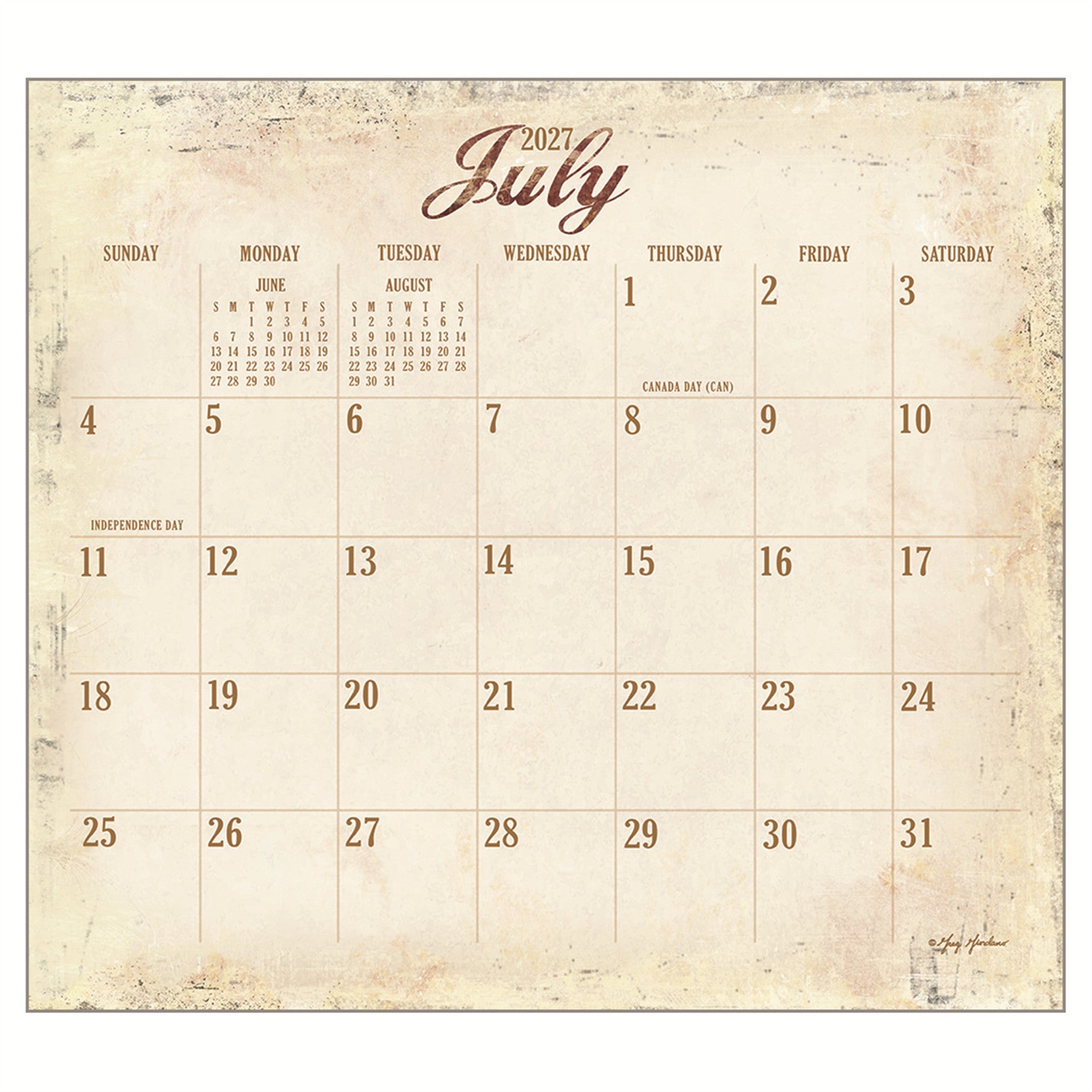 Heartland 2027 Wall Calendar - Online Only