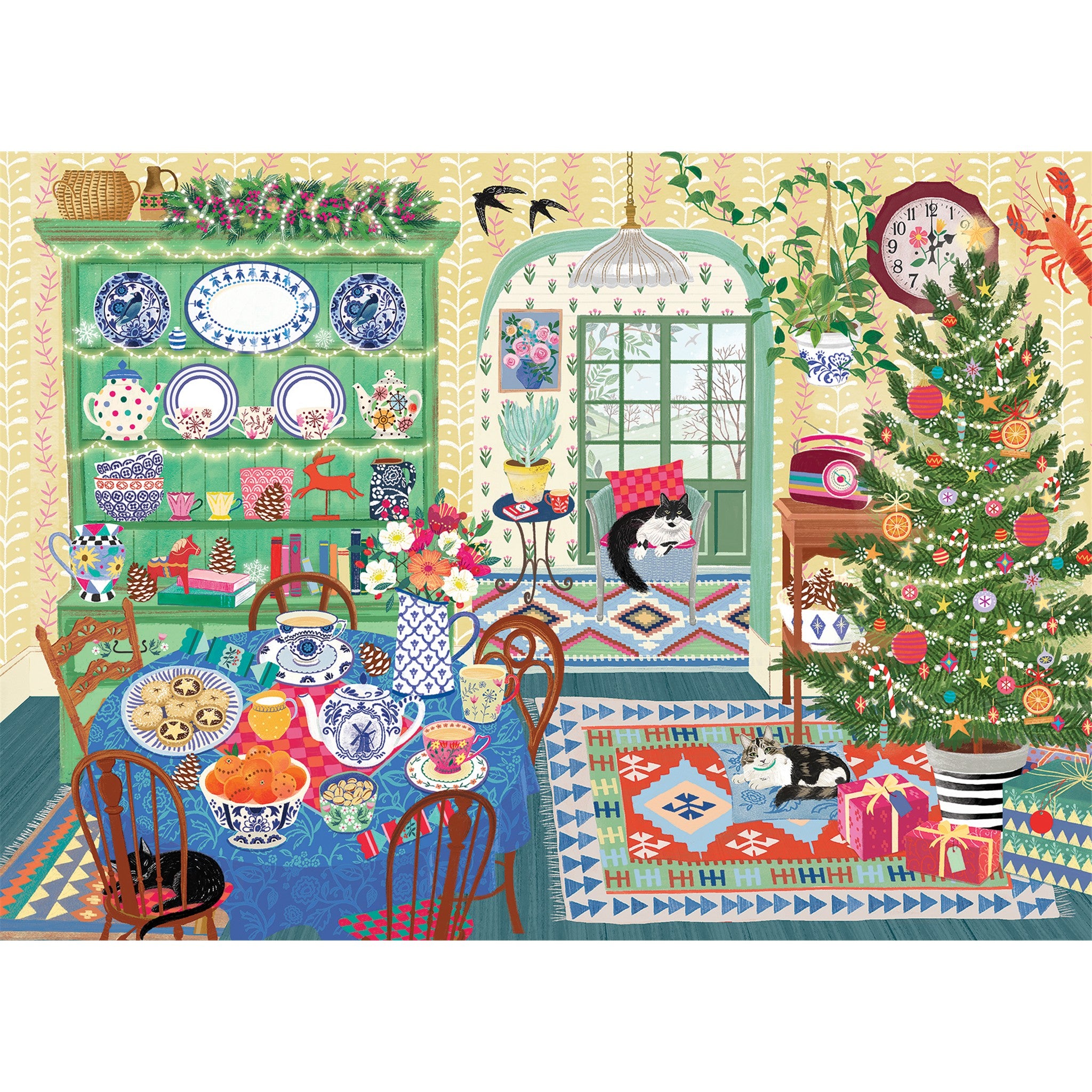 Cozy Cottage Christmas Exclusive 500 Piece Puzzle