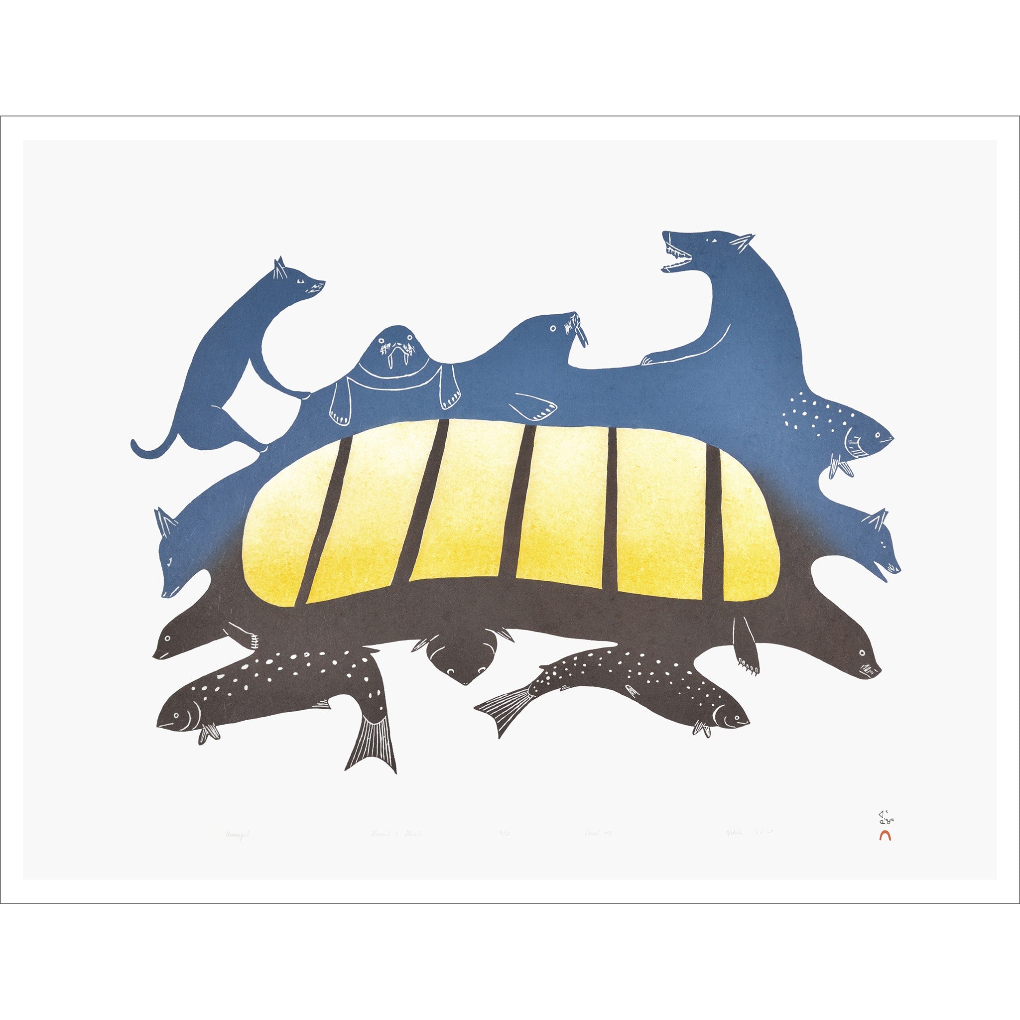 Inuit Art Cape Dorset Special Edition with Print 2027 Wall Calendar