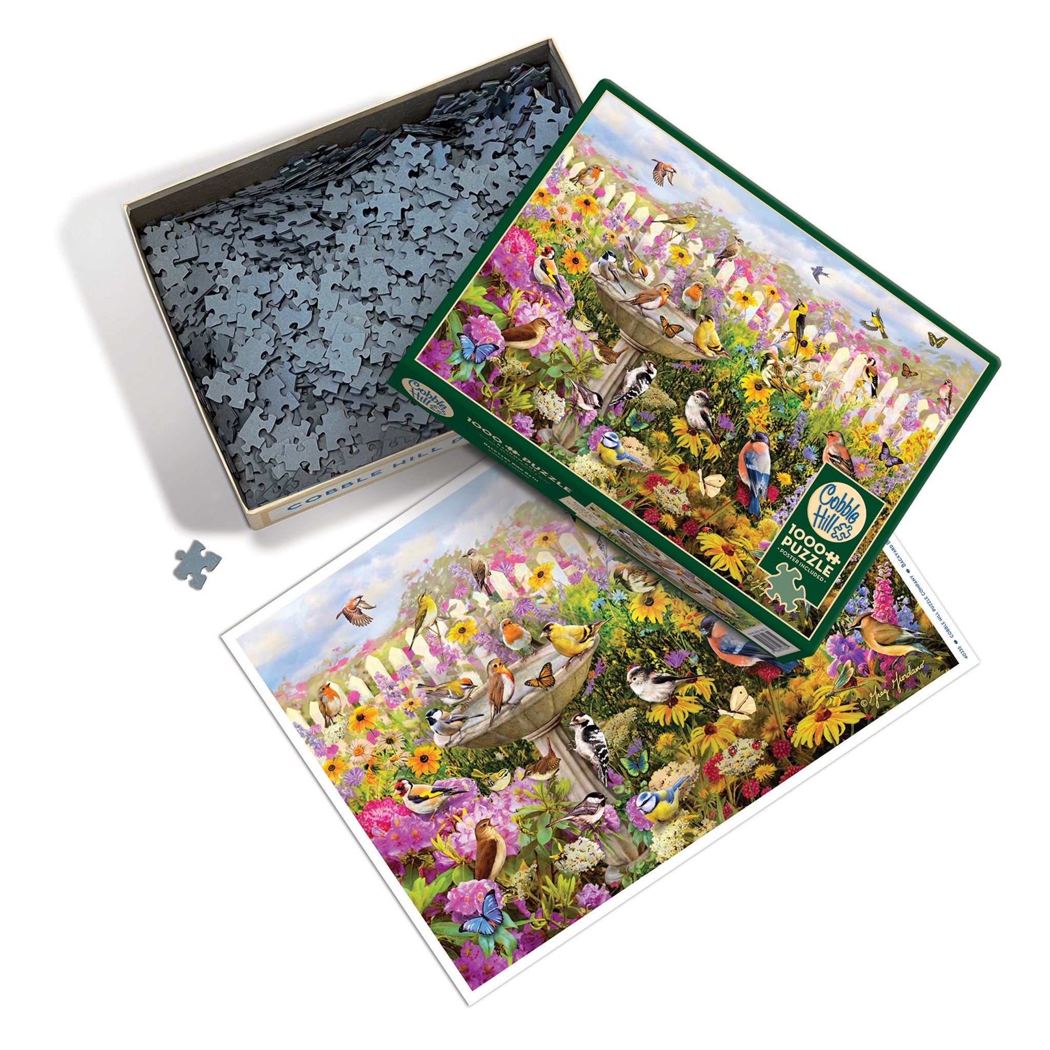 Backyard Bird Bath 1000 Piece Puzzle