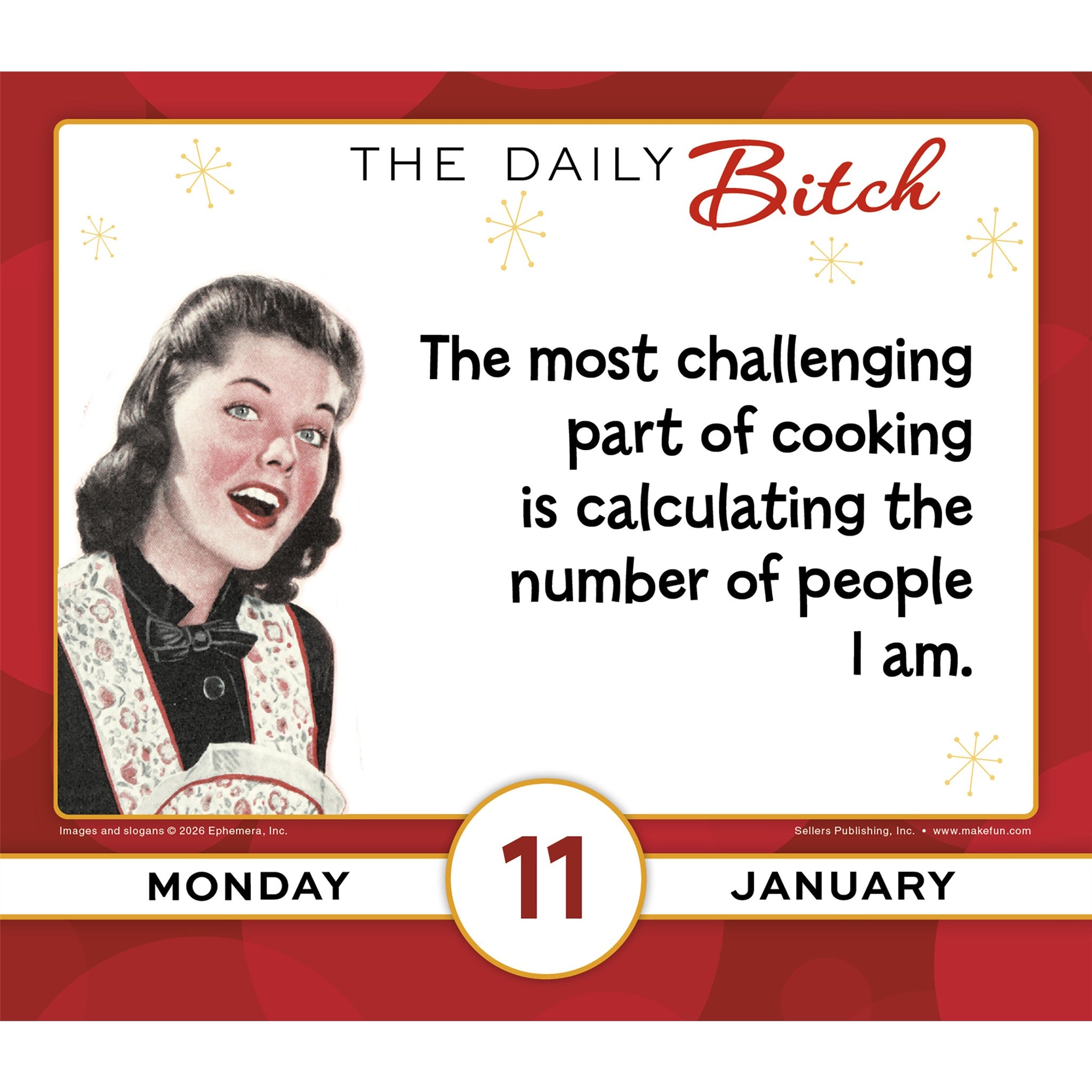 Daily Bitch 2027 Box Calendar