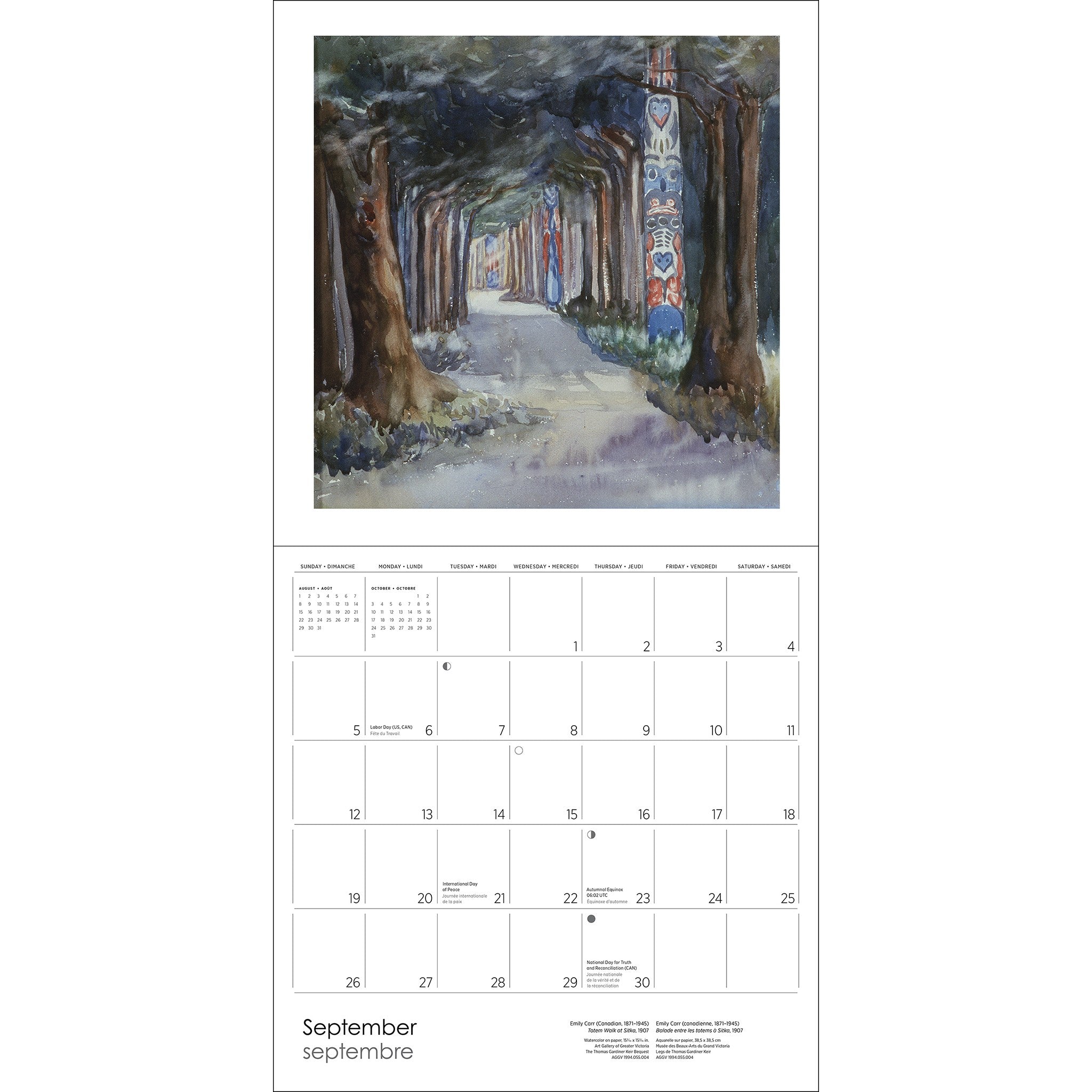Emily Carr 2027 Wall Calendar