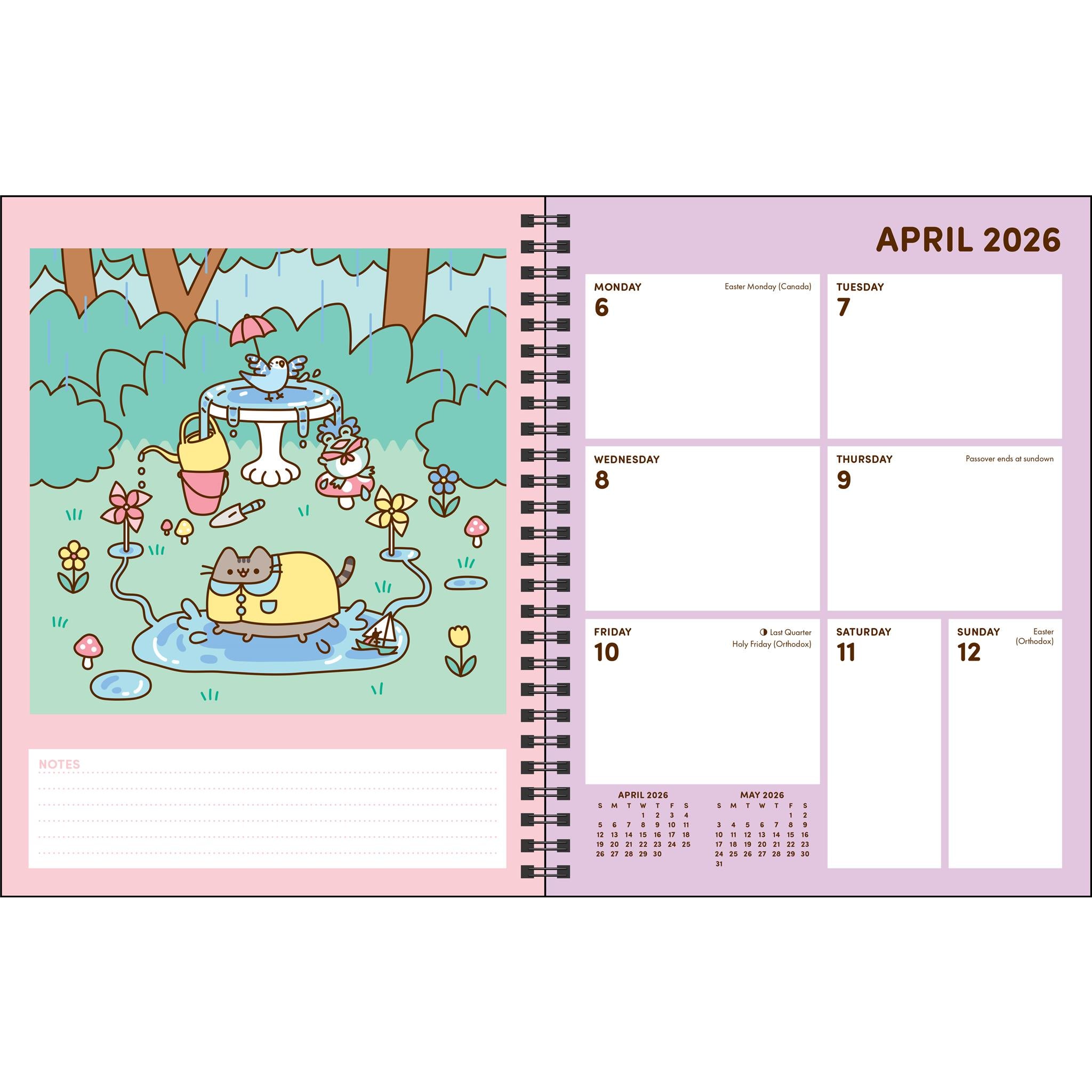 Pusheen 2025-2026 Engagement Calendar