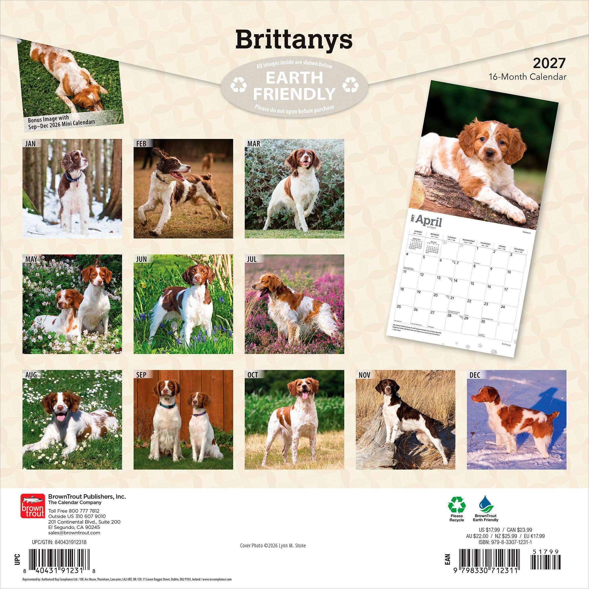 Brittanys 2027 Wall Calendar - Online Only