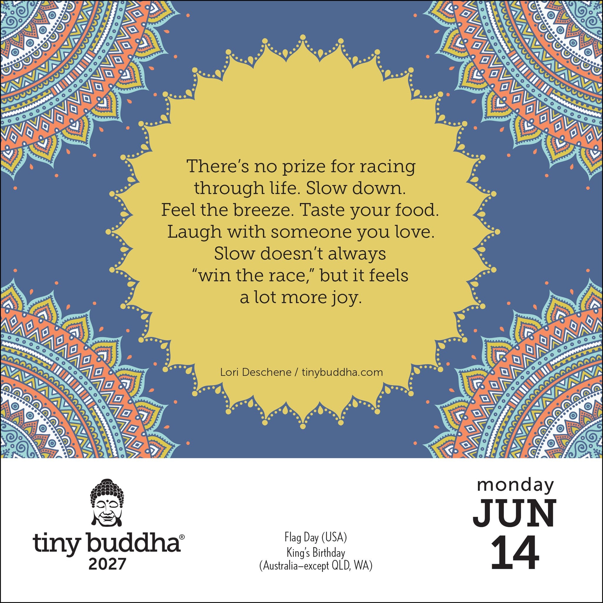 Tiny Buddha 2027 Box Calendar