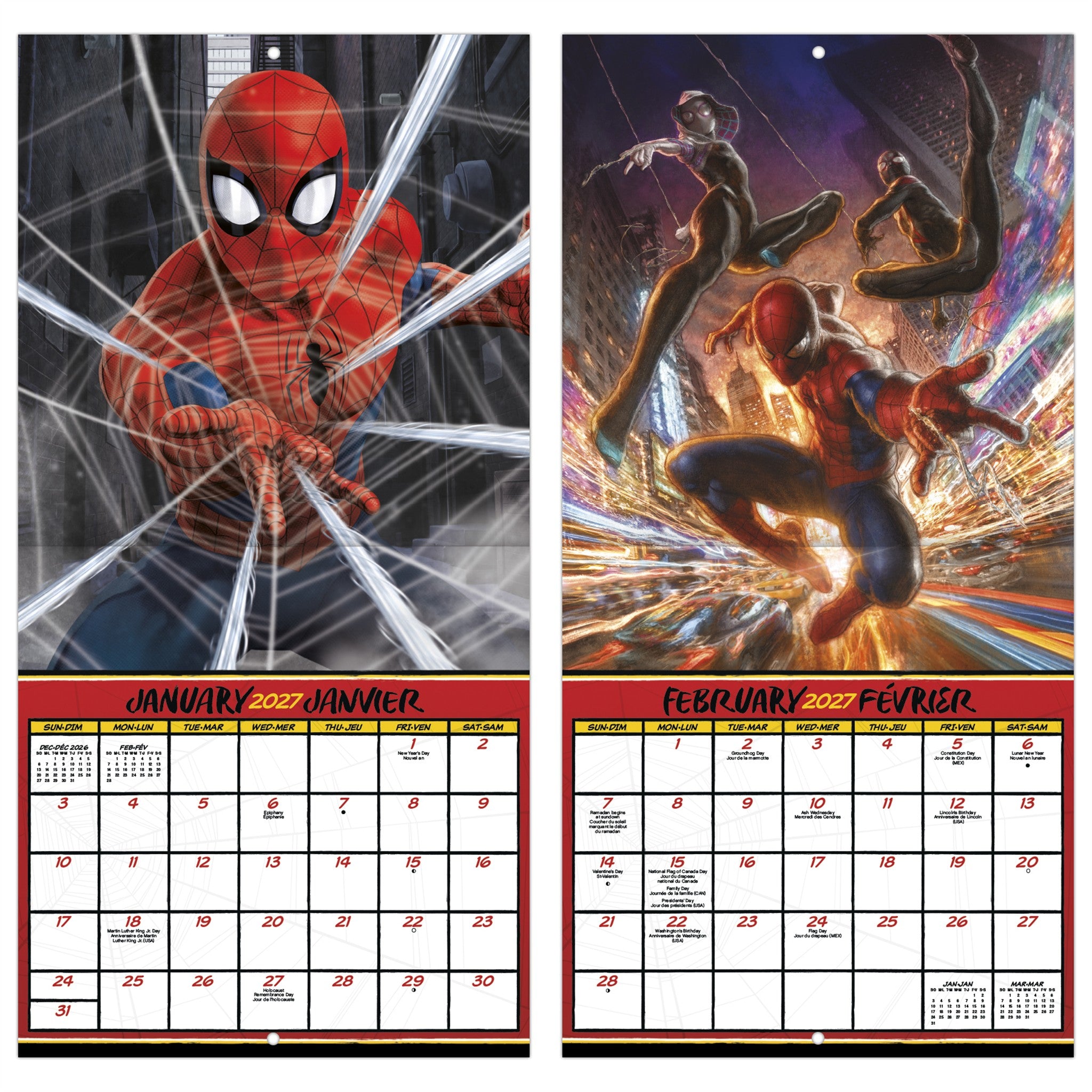 Spider-Man 2027 Mini Calendar