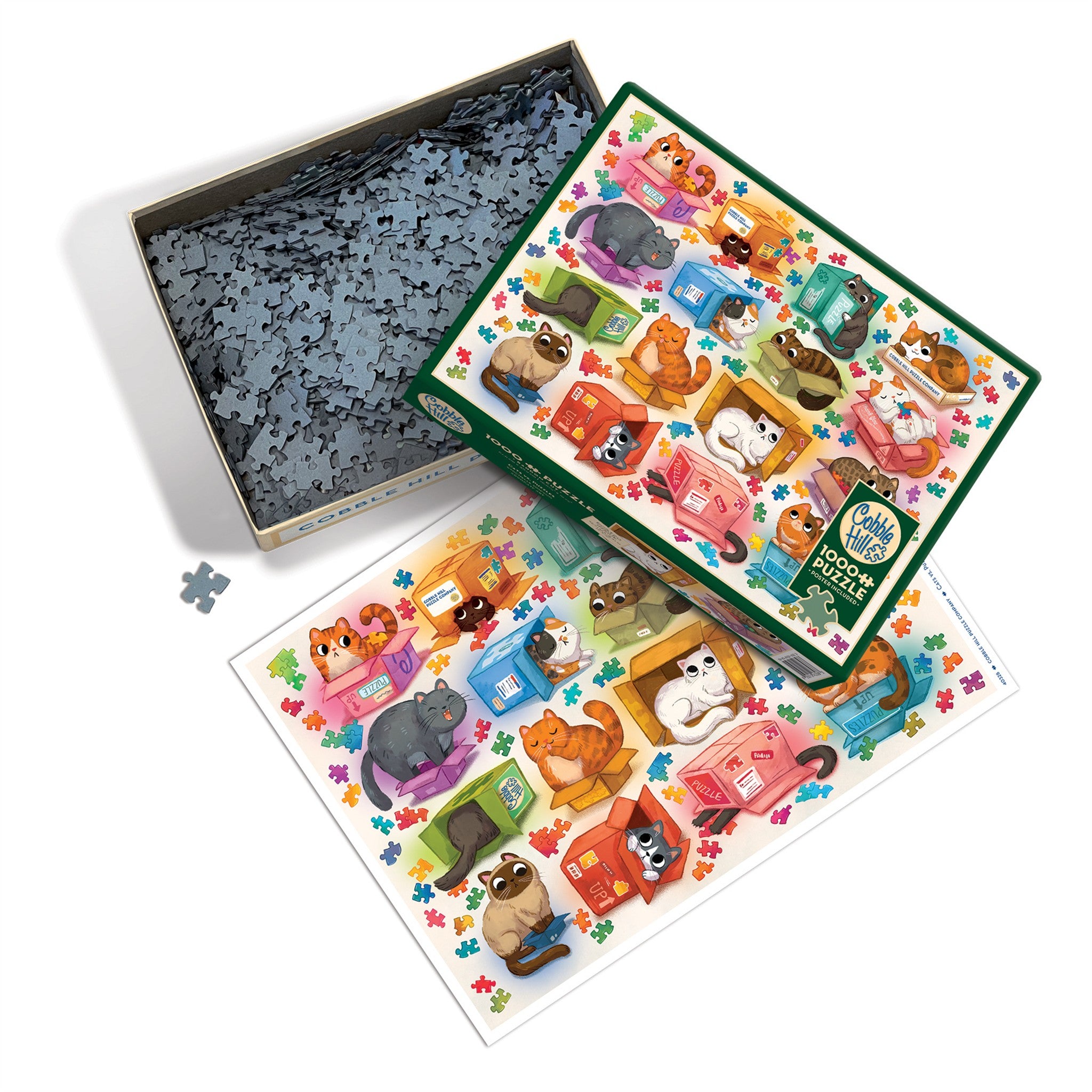 Cats vs. Puzzles 1000 Piece Puzzle