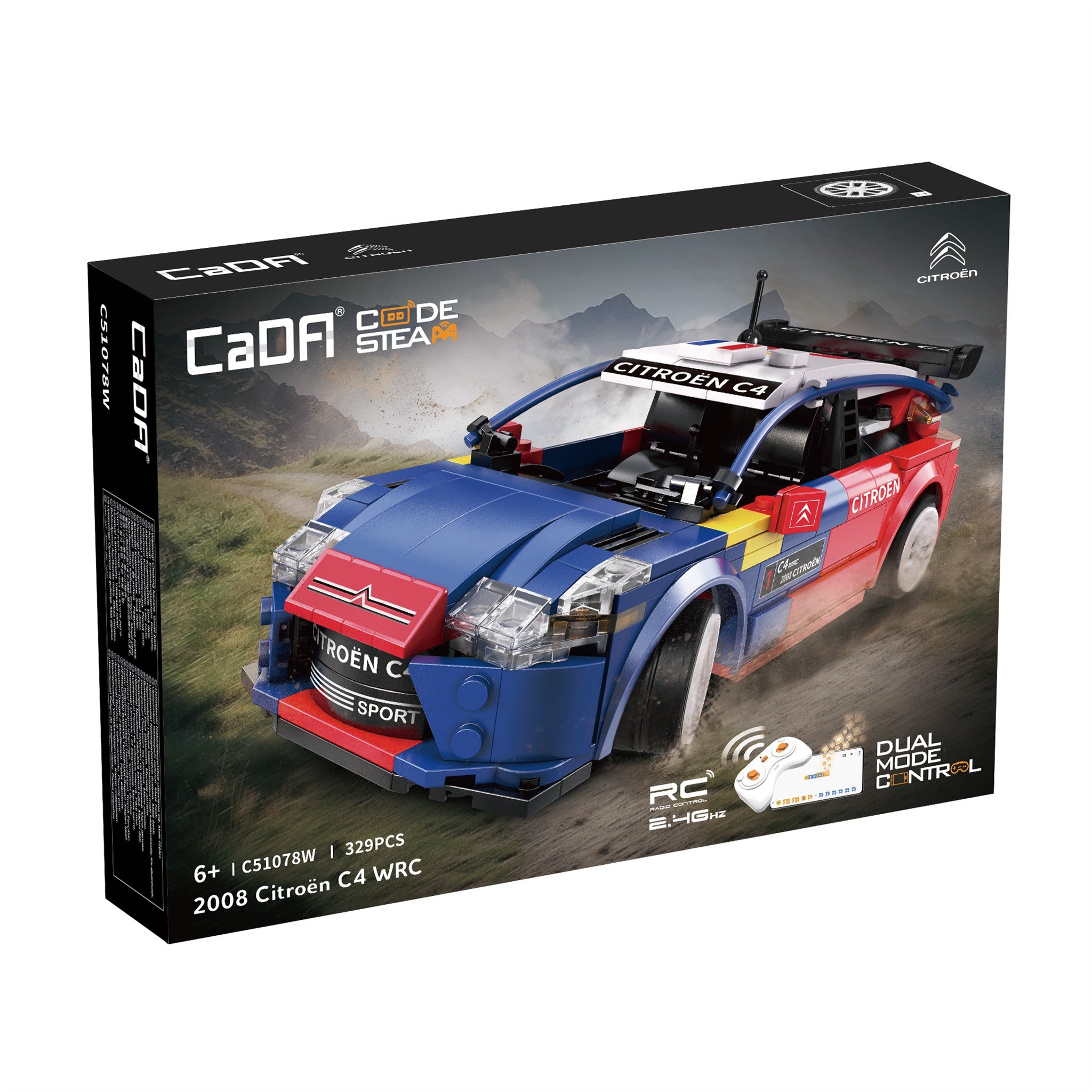 2008 Citroen C4 WRC 329 Pieces with Remote Control