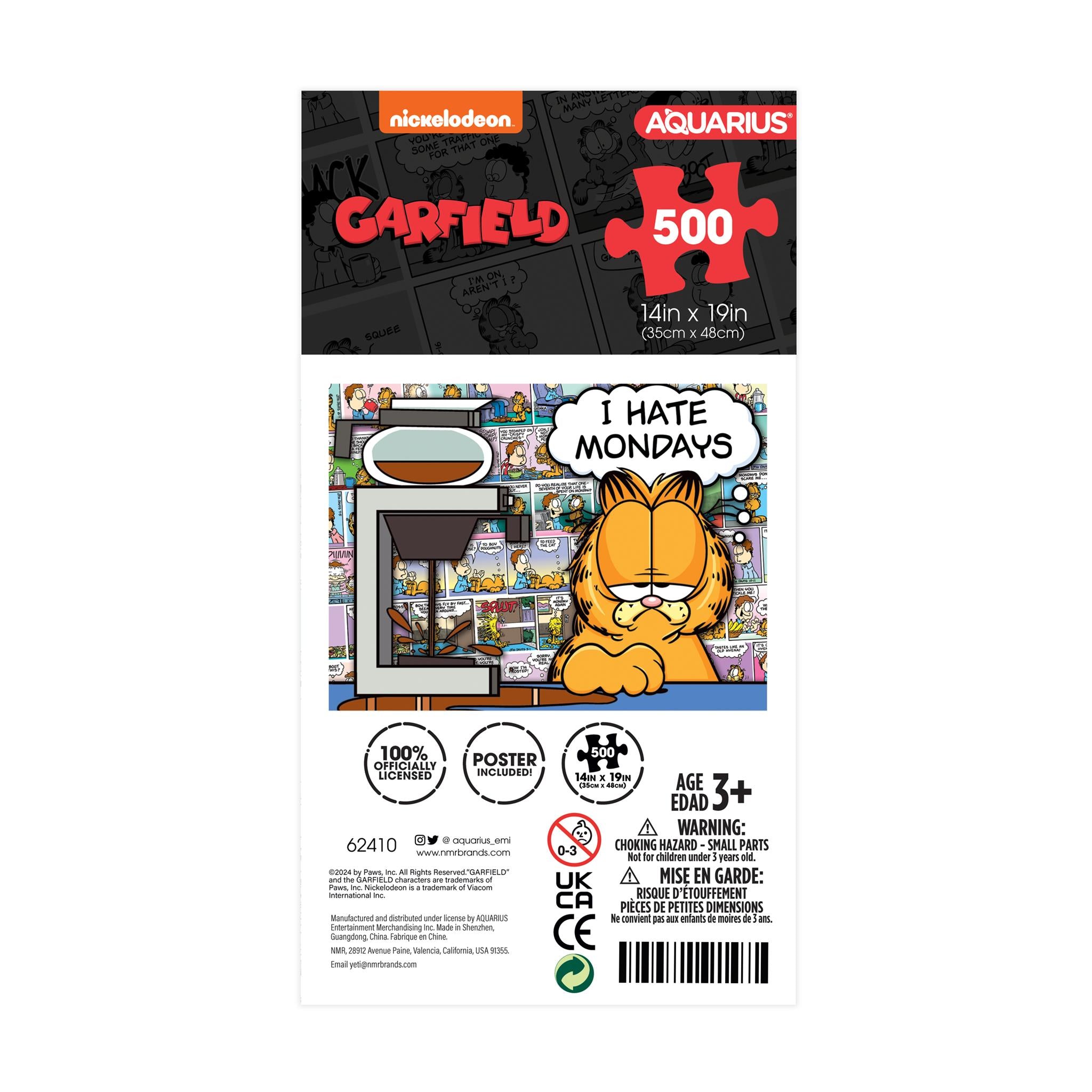 Garfield I hate Mondays 500 Piece Puzzle