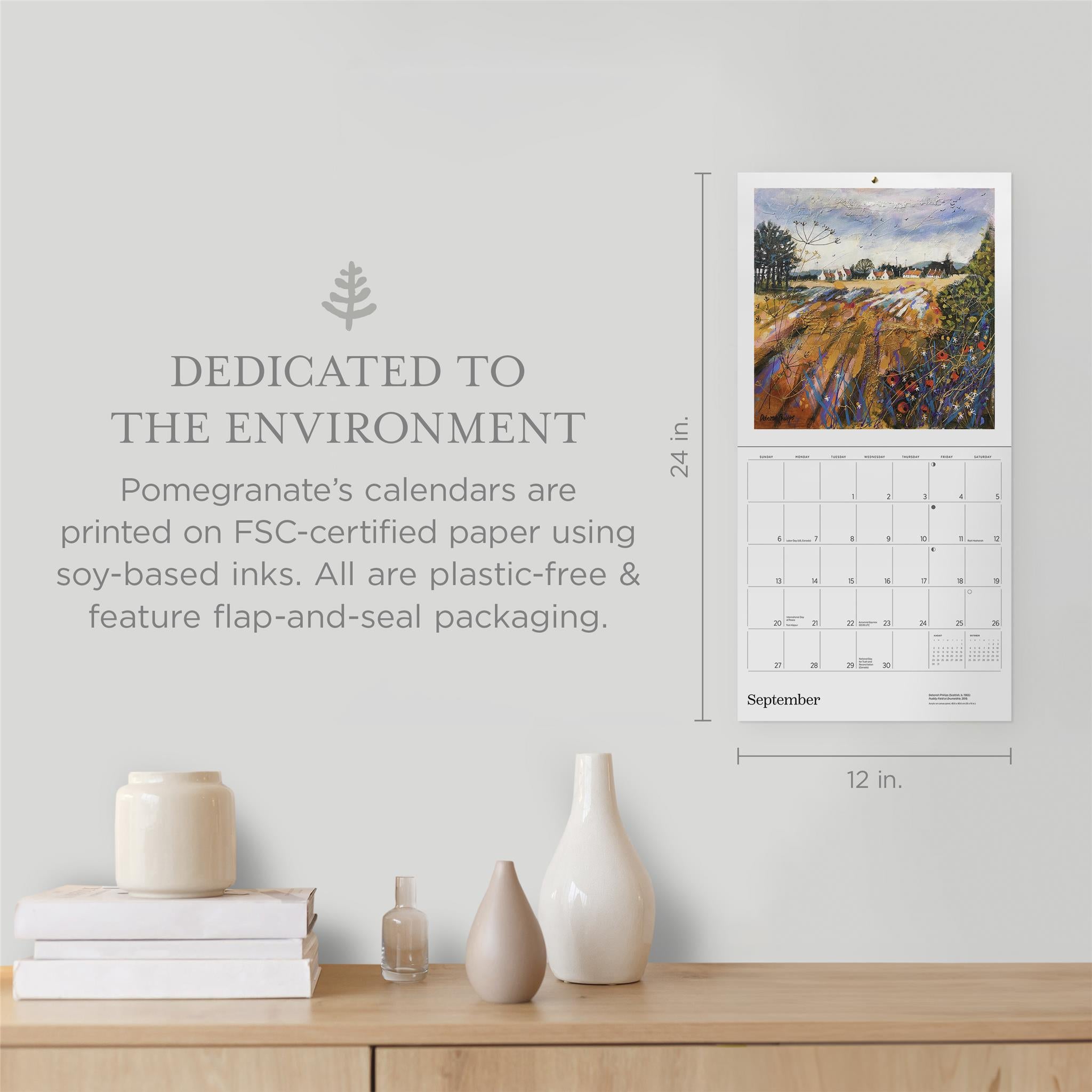 Scotland The Art Of Deborah Phillips 2026 Wall Calendar - Online Only