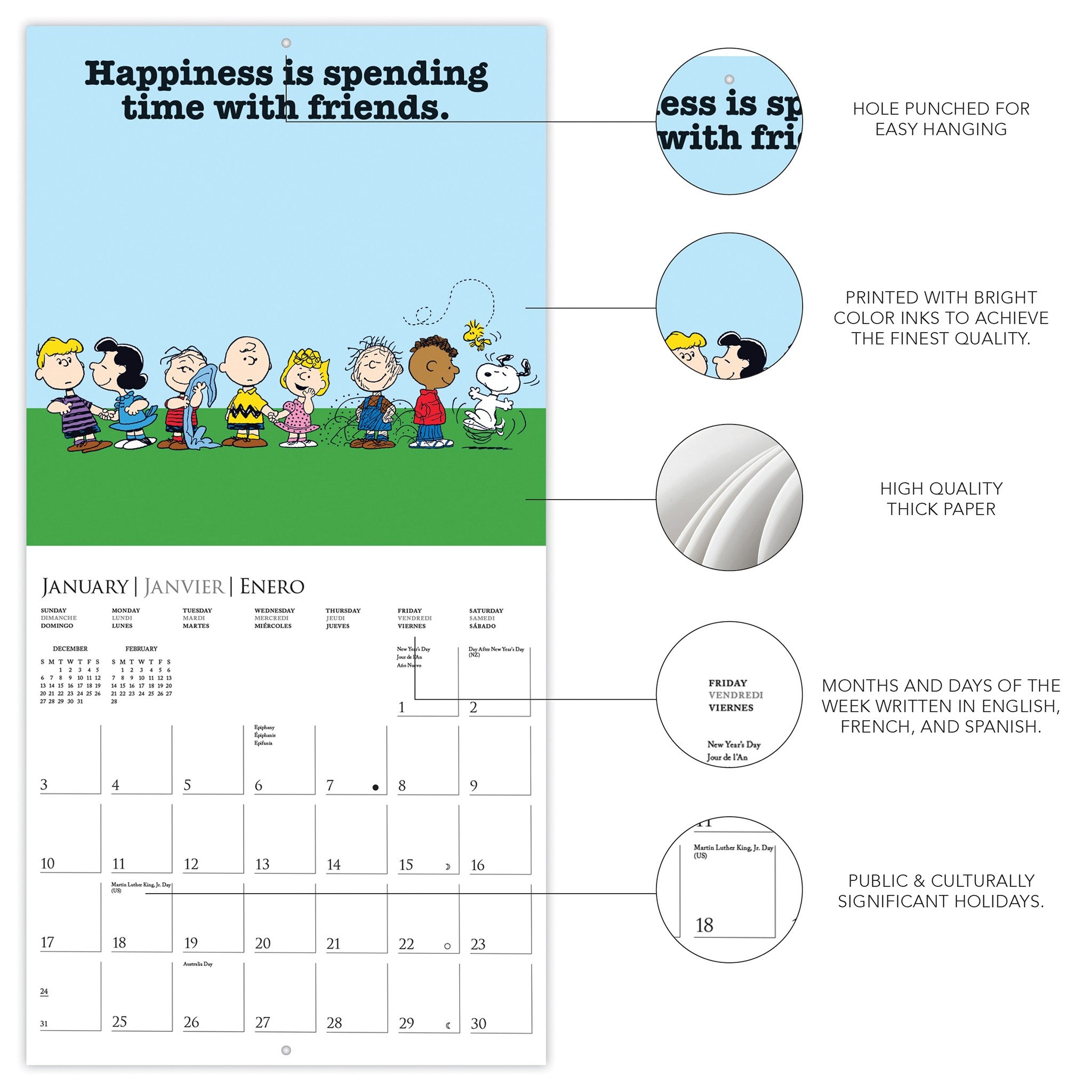 Peanuts Happiness Is 2027 Wall Calendar